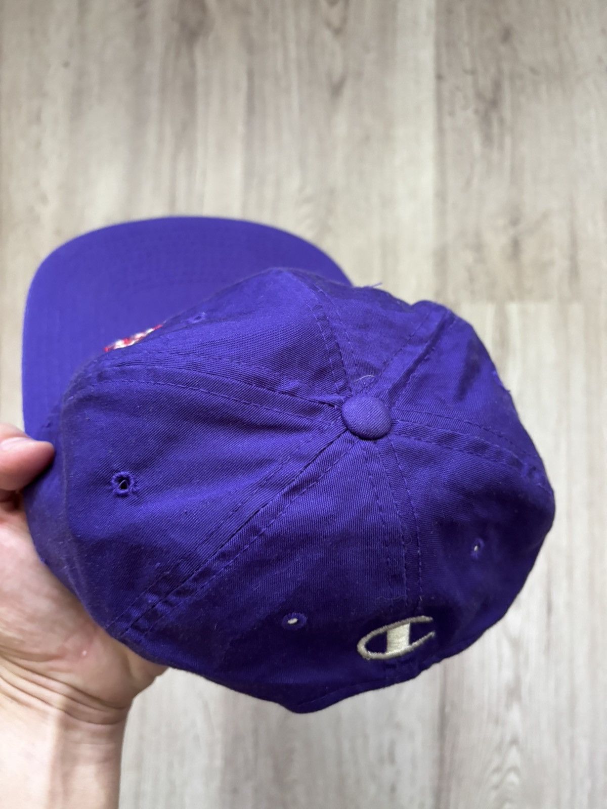 Champion vintage 1990s Toronto Raptors NBA Sports Vtg purlpe Size ONE SIZE - 10 Thumbnail