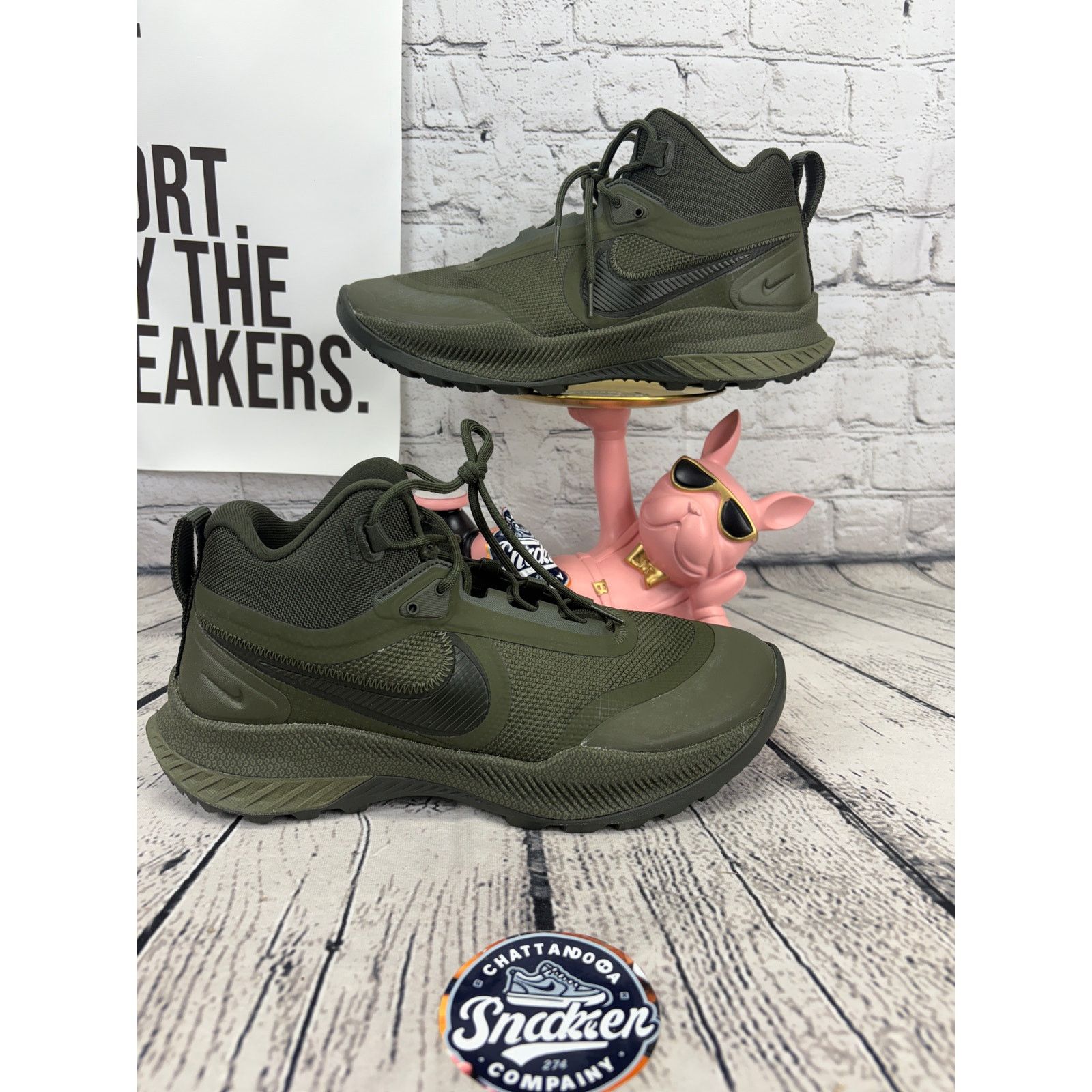 Nike Nike React SFB Carbon Mid Mens 11.5 Green Outdoor Shoes Size US 11.5 / EU 44-45 - 1 Thumbnail