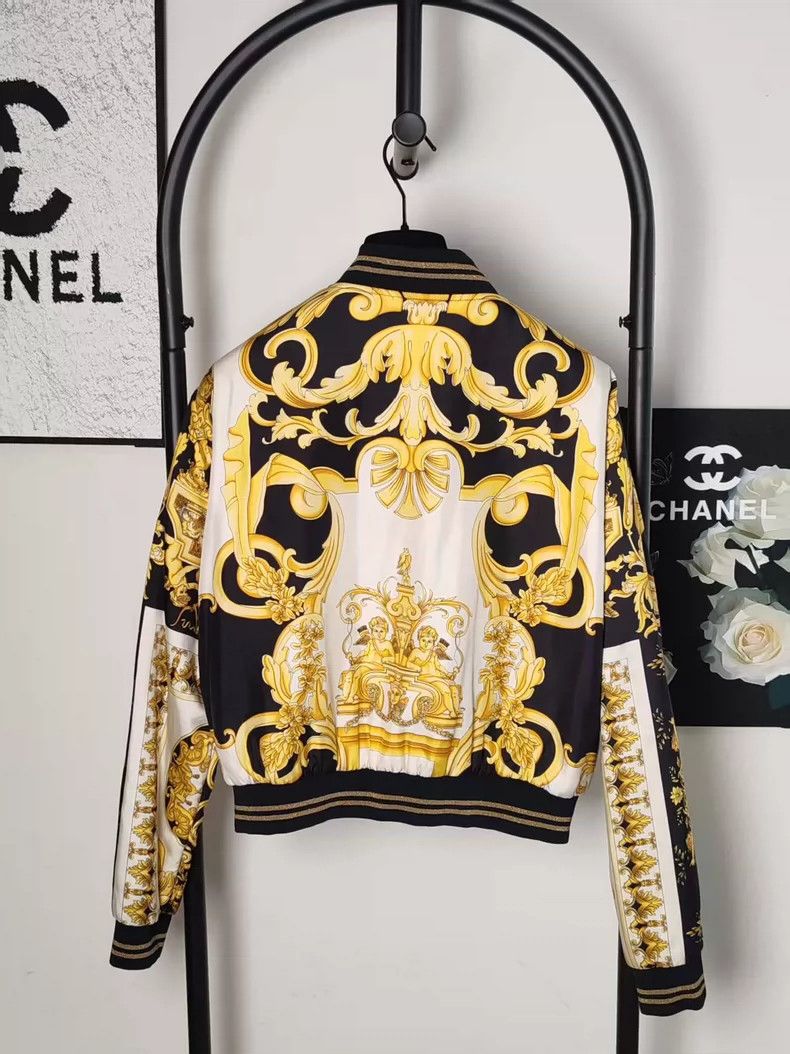 Versace Versace Baroque gold cotton suit Size US M / EU 48-50 / 2 - 2 Thumbnail