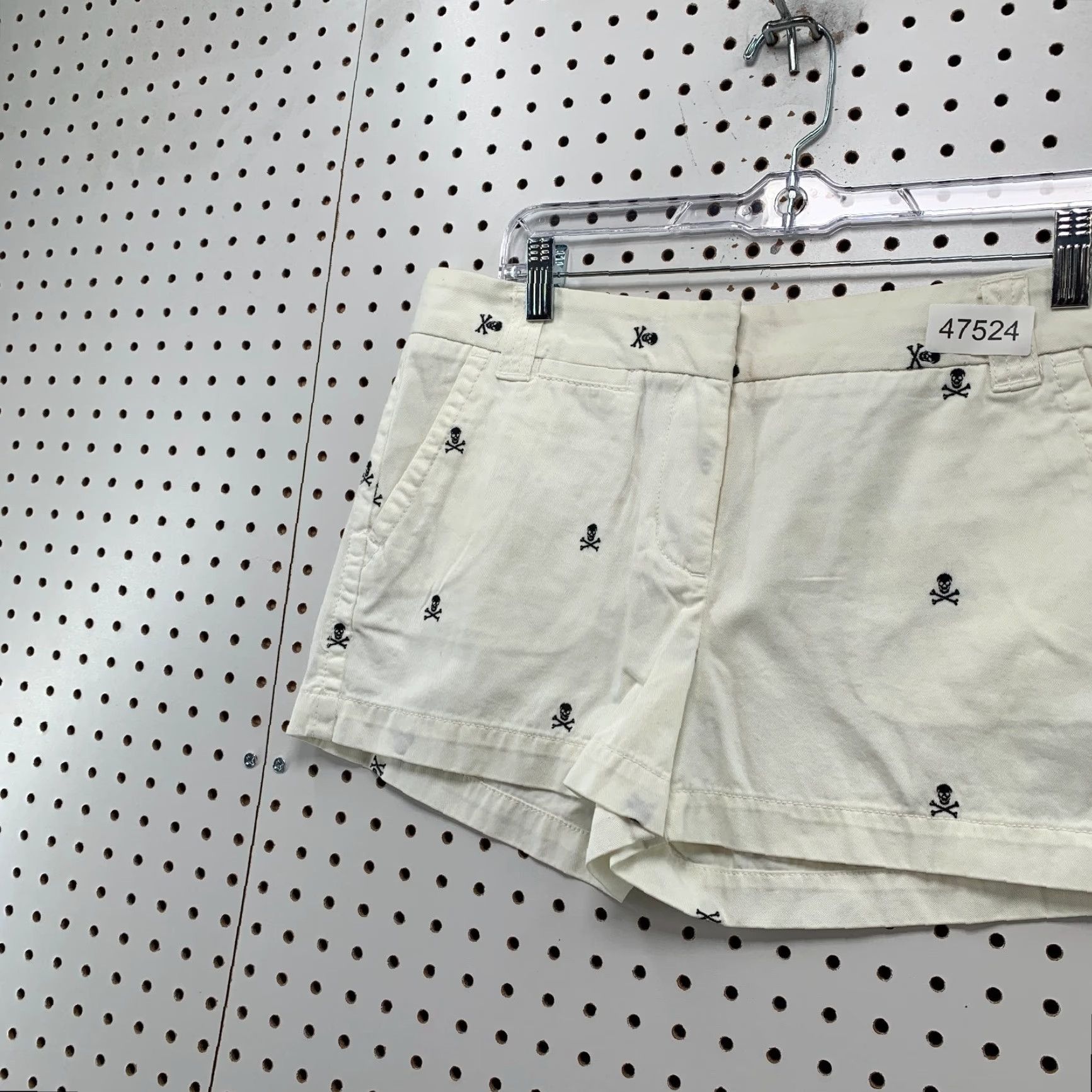 Bones J Crew Chino Shorts Women 6 White Bermuda 32x3.5 XS? Size 28" / US 6 / IT 42 - 5 Thumbnail