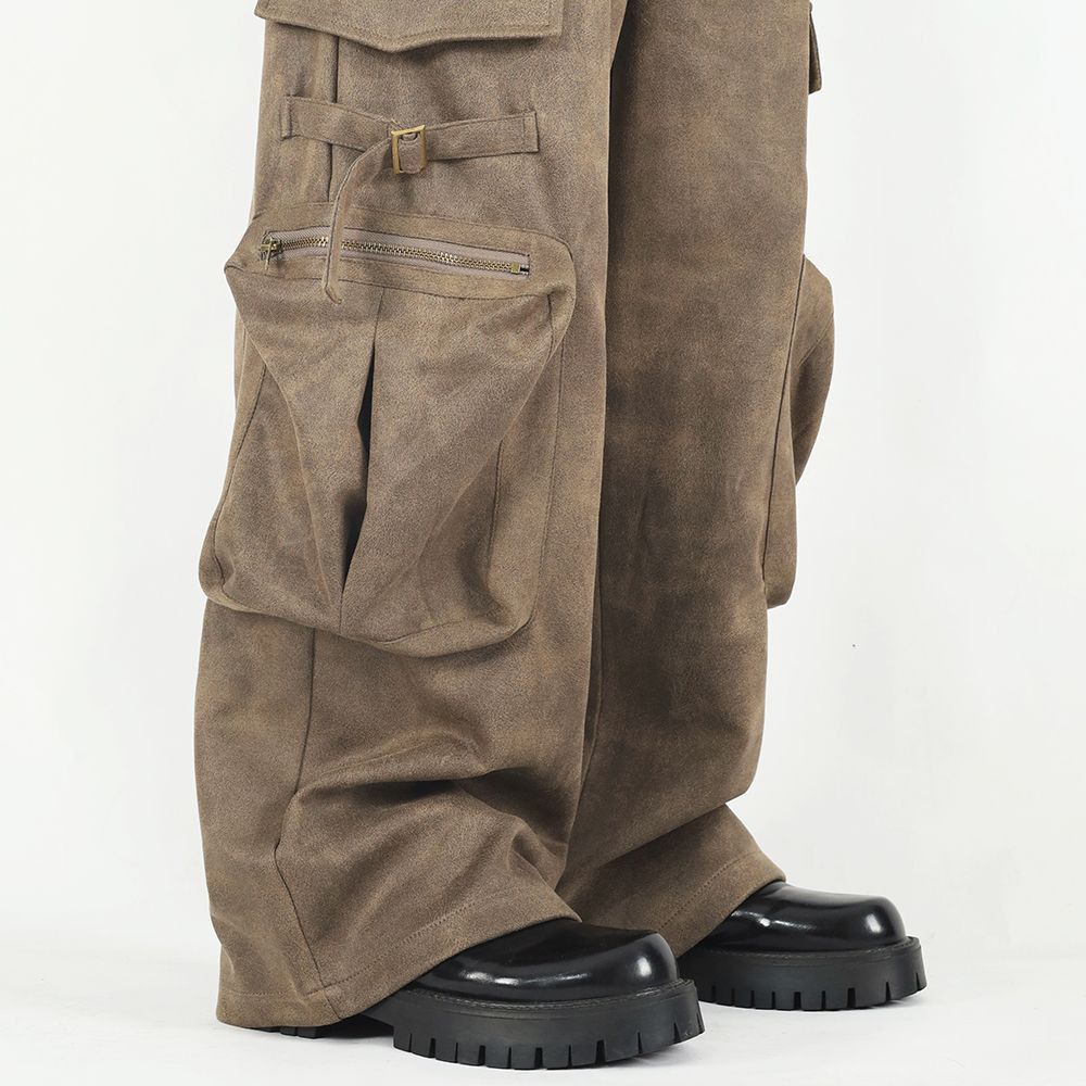 Japanese Brand × Jean America Street Straight Tube Retro Work Casual Pants Size US 29 - 6 Thumbnail