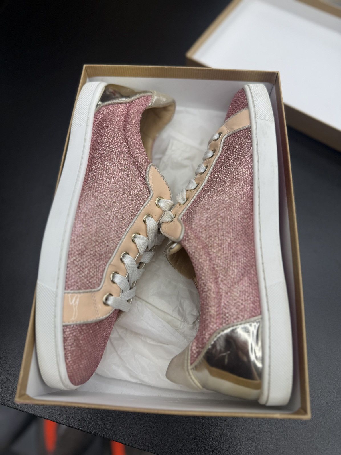 Christian Louboutin Christian Louboutin Pink Low Top Women’s Shoes 39EU/9US Size US 9 / IT 39 - 16 Thumbnail