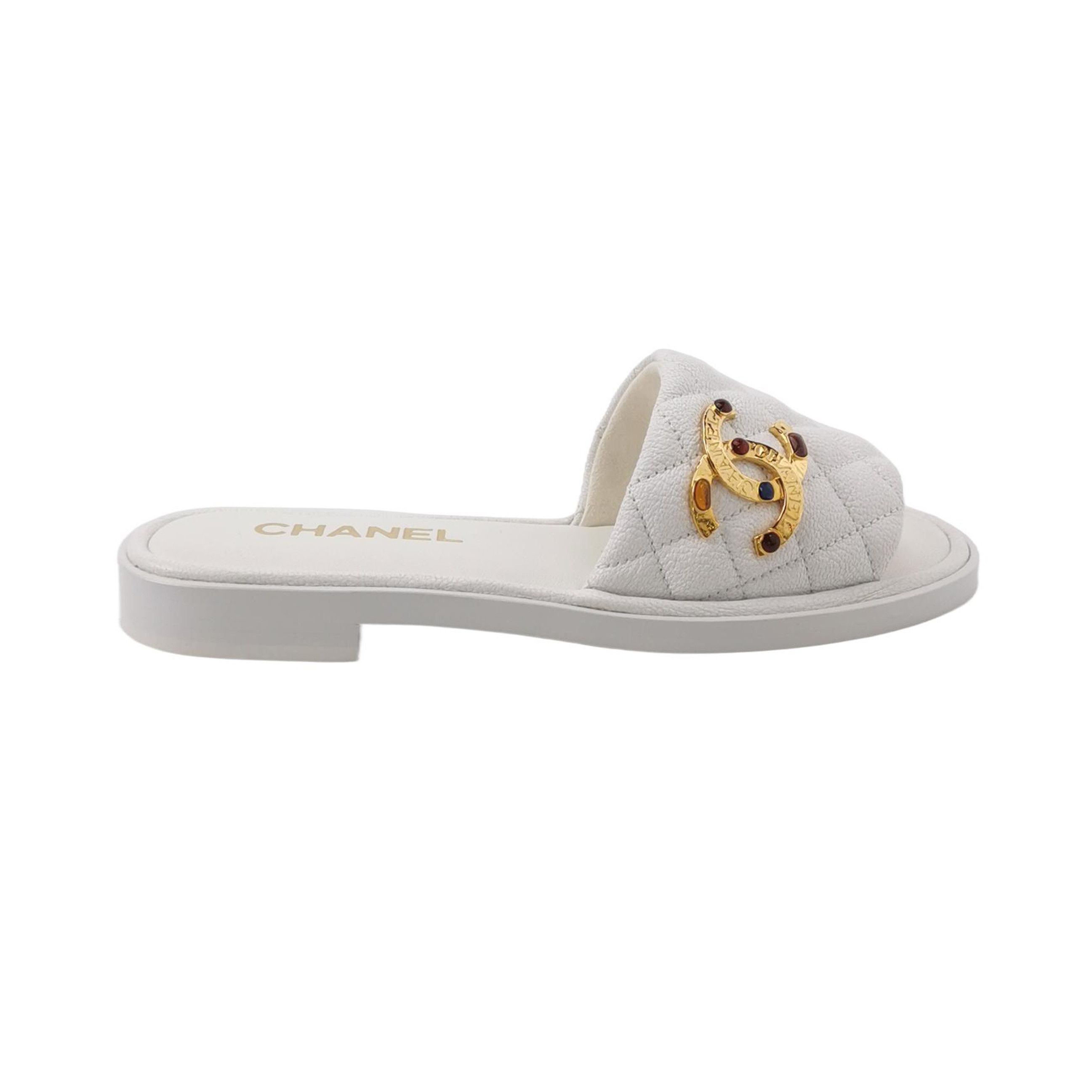 Chanel Chanel Women 5-5 Sandals Size US 5.5 / IT 35.5 - 1 Thumbnail