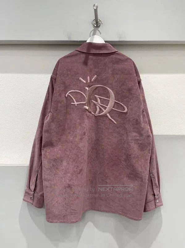 Dior Dior Pink Long Sleeve Embroidered Shirt . Size US M / EU 48-50 / 2 - 2 Thumbnail