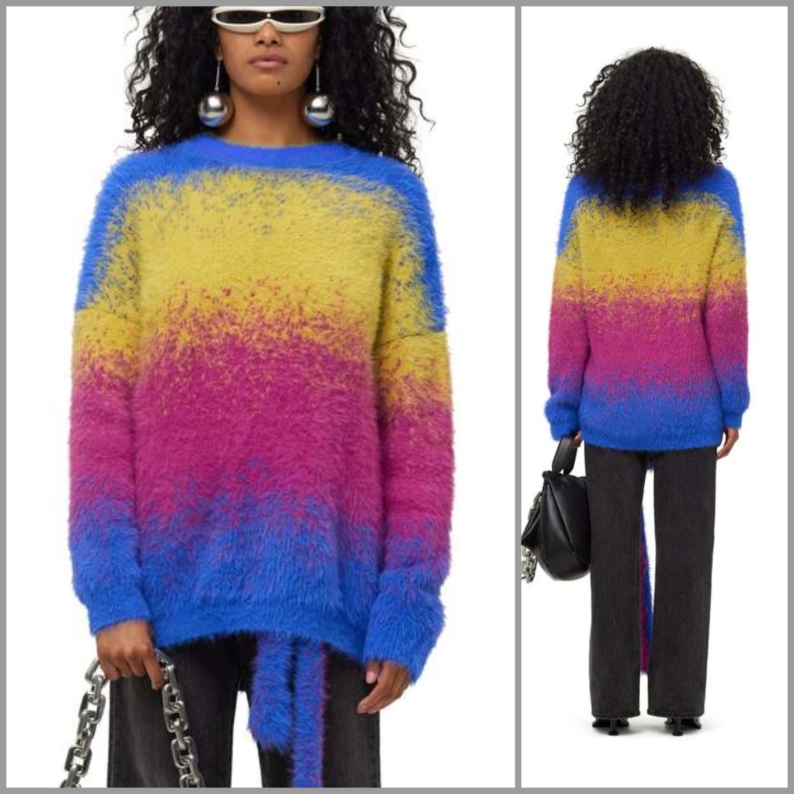 Simon Miller Simon Miller Dozy Happy knit Gradient Sweater fuzzy Medium Size M / US 6-8 / IT 42-44 - 1 Thumbnail