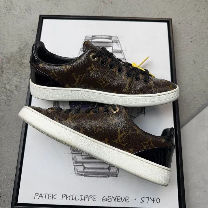 Louis Vuitton Louis Vuitton Frontrow Monogram Low-Top Sneakers -2508 Size US 6 / IT 36 - 8 Thumbnail