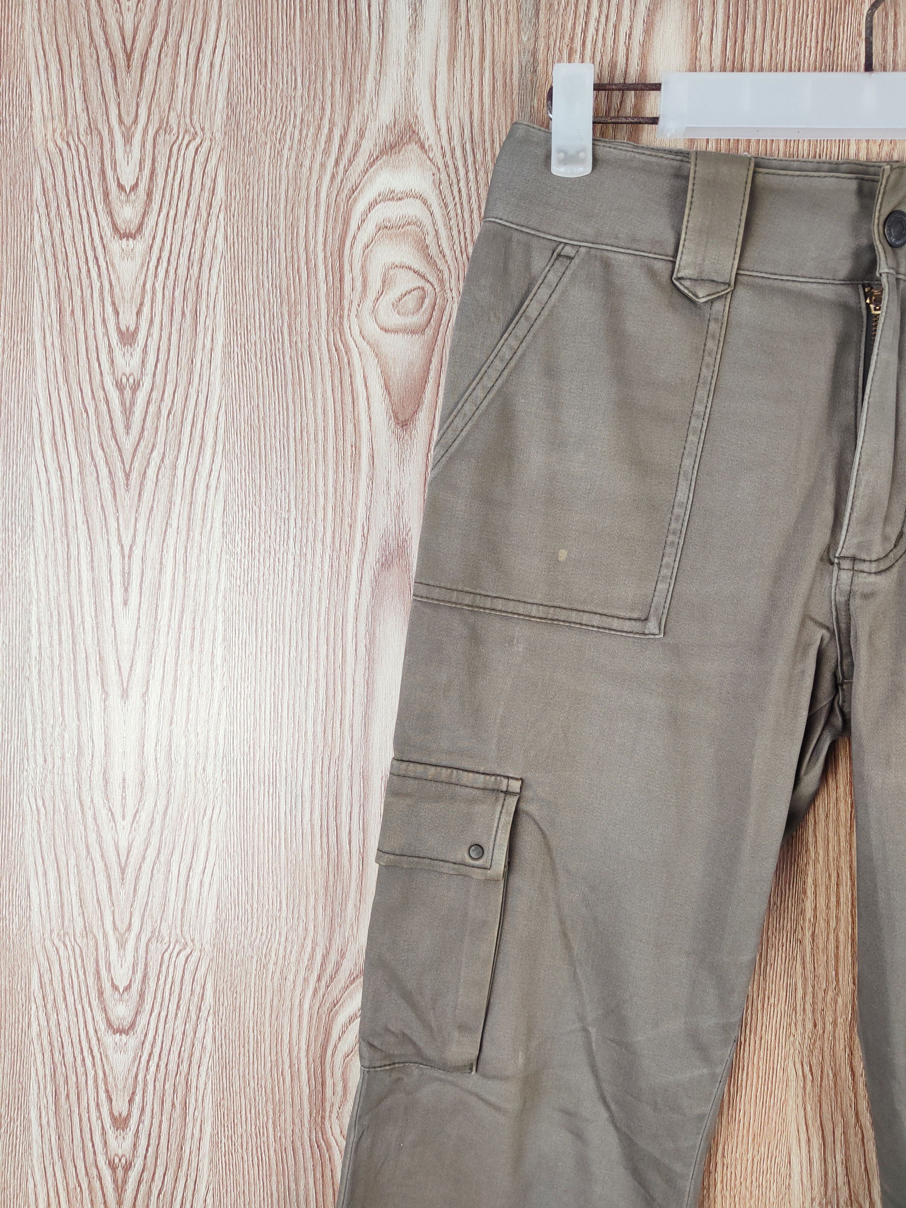 Japanese Brand Japanese Brand Olive Multipocket Tactical Cargo Pants #W433 Size 25" / US 0 / IT 36 - 3 Thumbnail