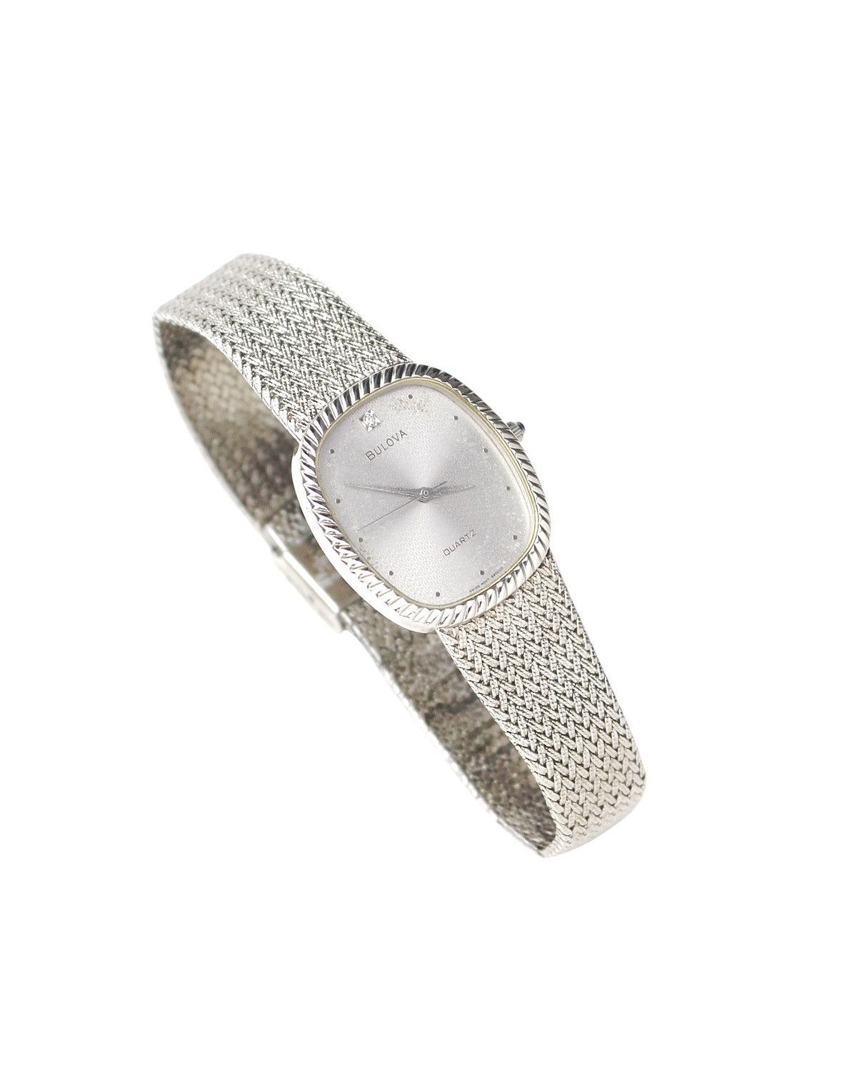 Bulova 1990S BULOVA QUARTZ CUSHION DIAL MESH WATCH Size ONE SIZE - 2 Thumbnail