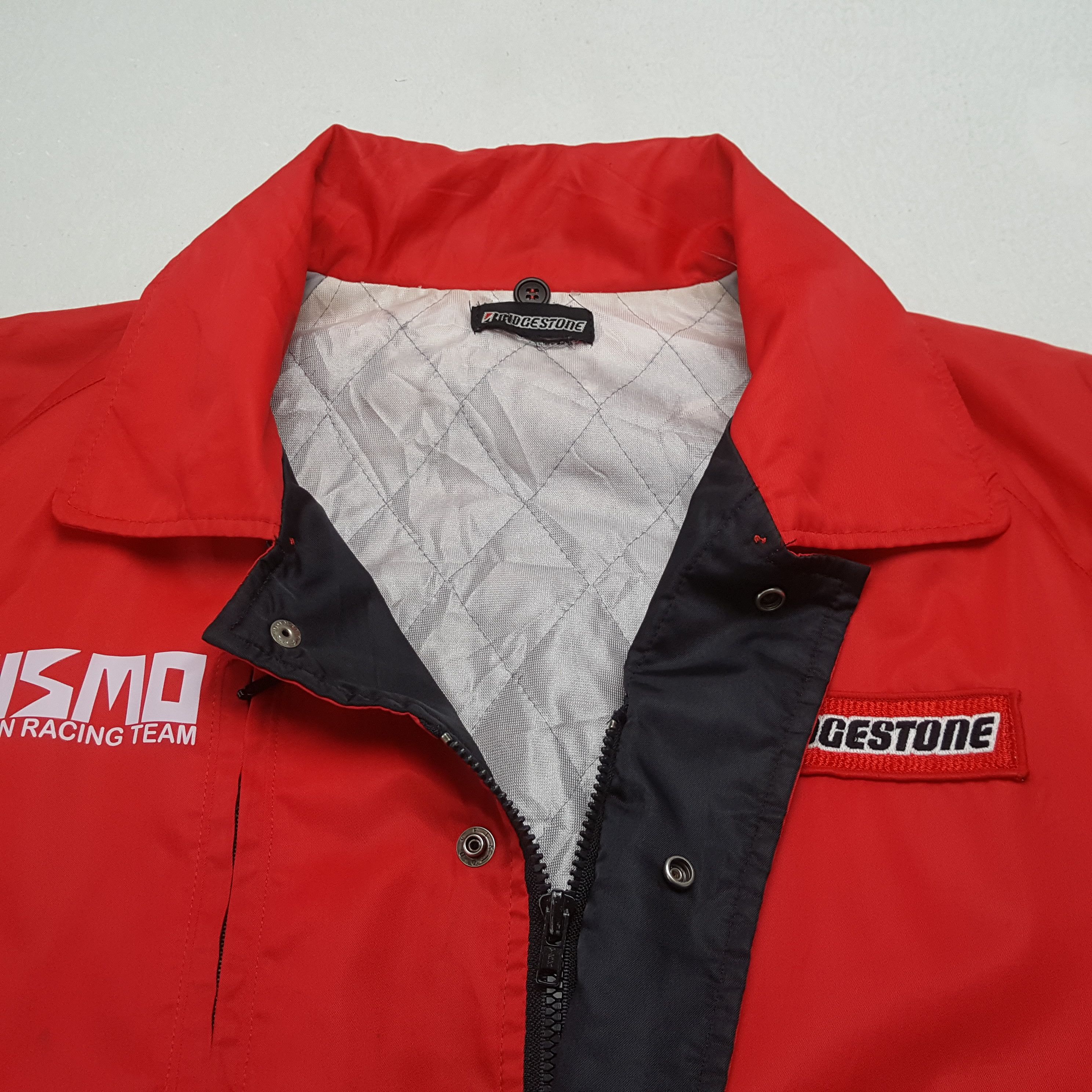 Vintage Bridgestone X Nismo Nissan Racing Team Custom Jacket C300N23 Size US L / EU 52-54 / 3 - 8 Thumbnail