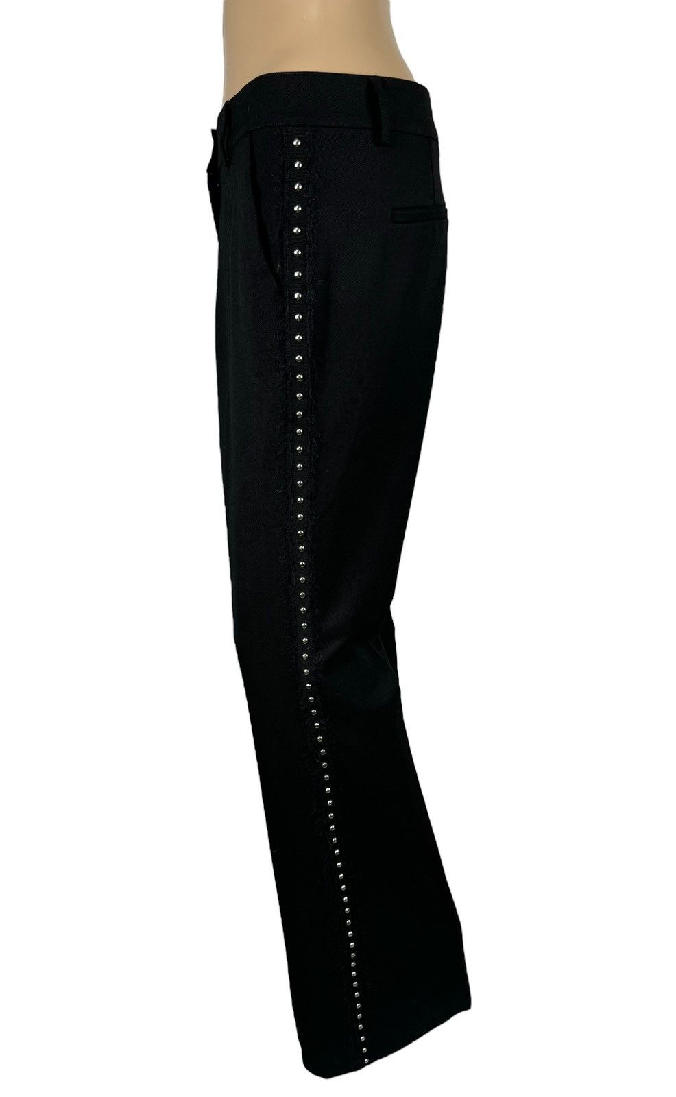 Other Parosh Flared Dress Pants Decorated Wool size M Size 28" / US 6 / IT 42 - 4 Thumbnail