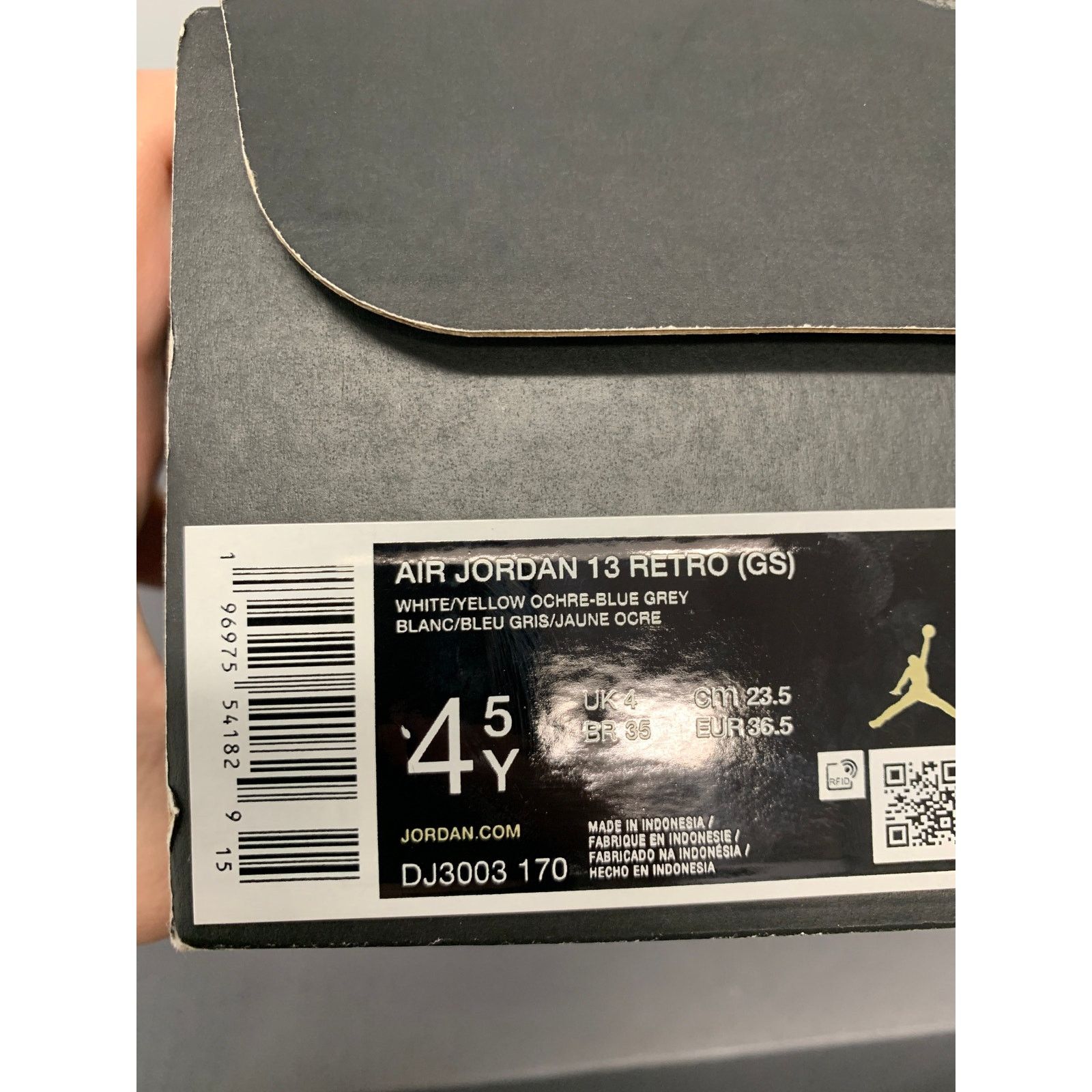 Nike Nike Air Jordan 13 Retro Blue Grey GS Size 4.5 NEW SHIPS NOW Size US 5 / EU 37 - 8 Thumbnail