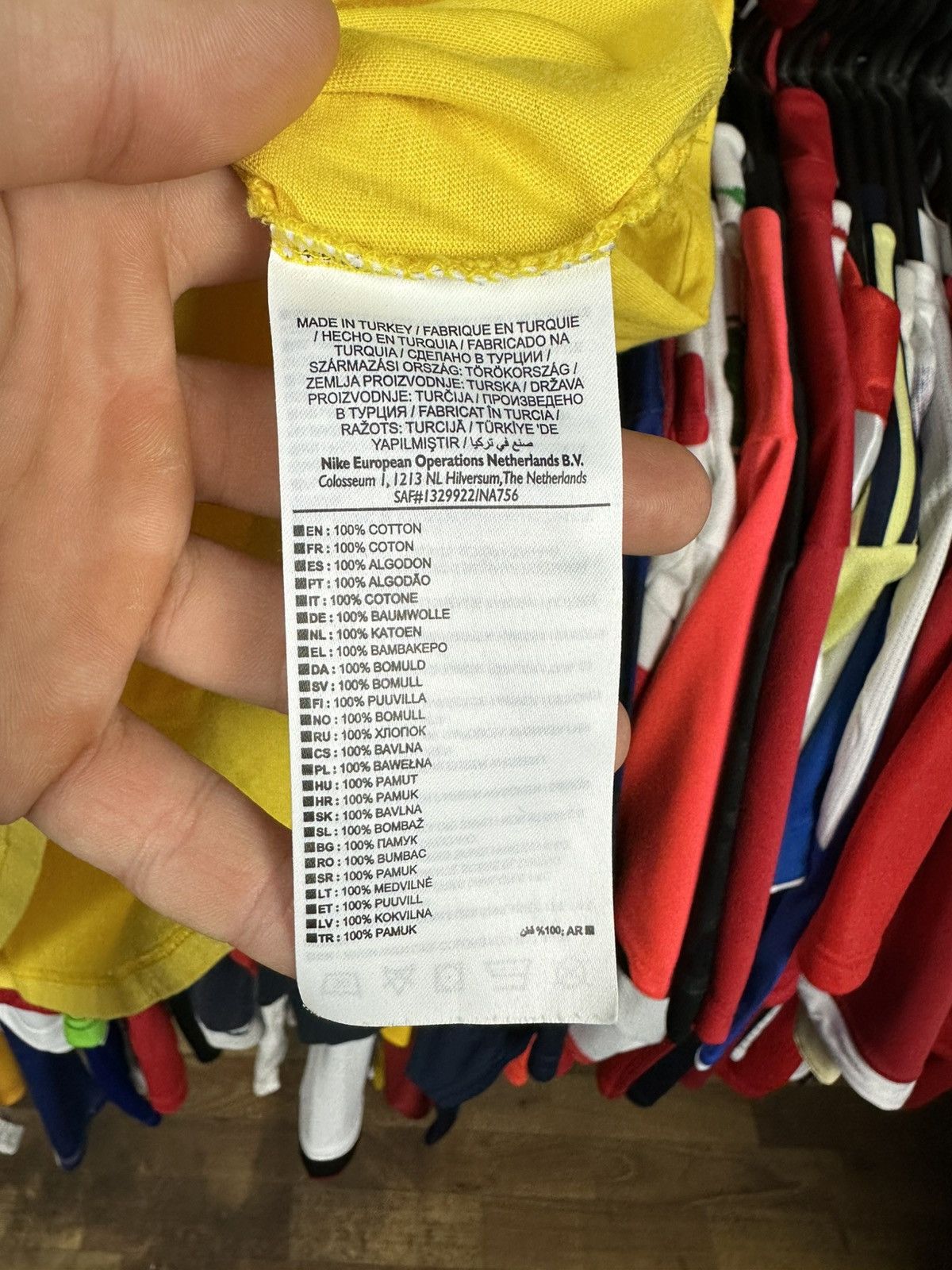 Nike Brazil Football Club Tee Shirt 888320-749 Size L Jersey Size US M / EU 48-50 / 2 - 7 Thumbnail