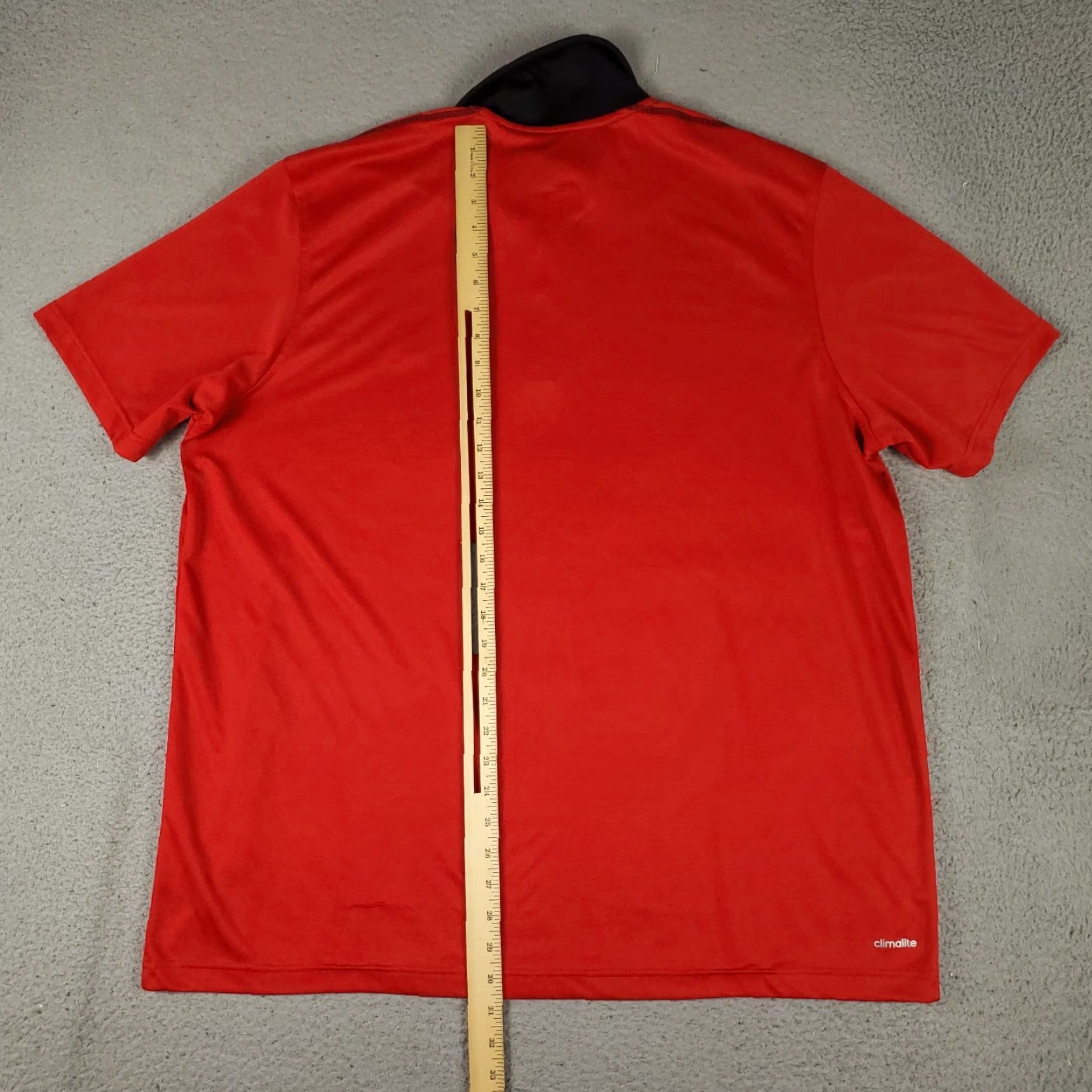 Adidas adidas Polo Shirt Mens Size 2XL Red Golf Casual Short Sleeve Polo Shirt Adidas Red 2XL Mens Short Sleeve Casual Golf Polo Shirt Size US XXL / EU 58 / 5 - 4 Thumbnail