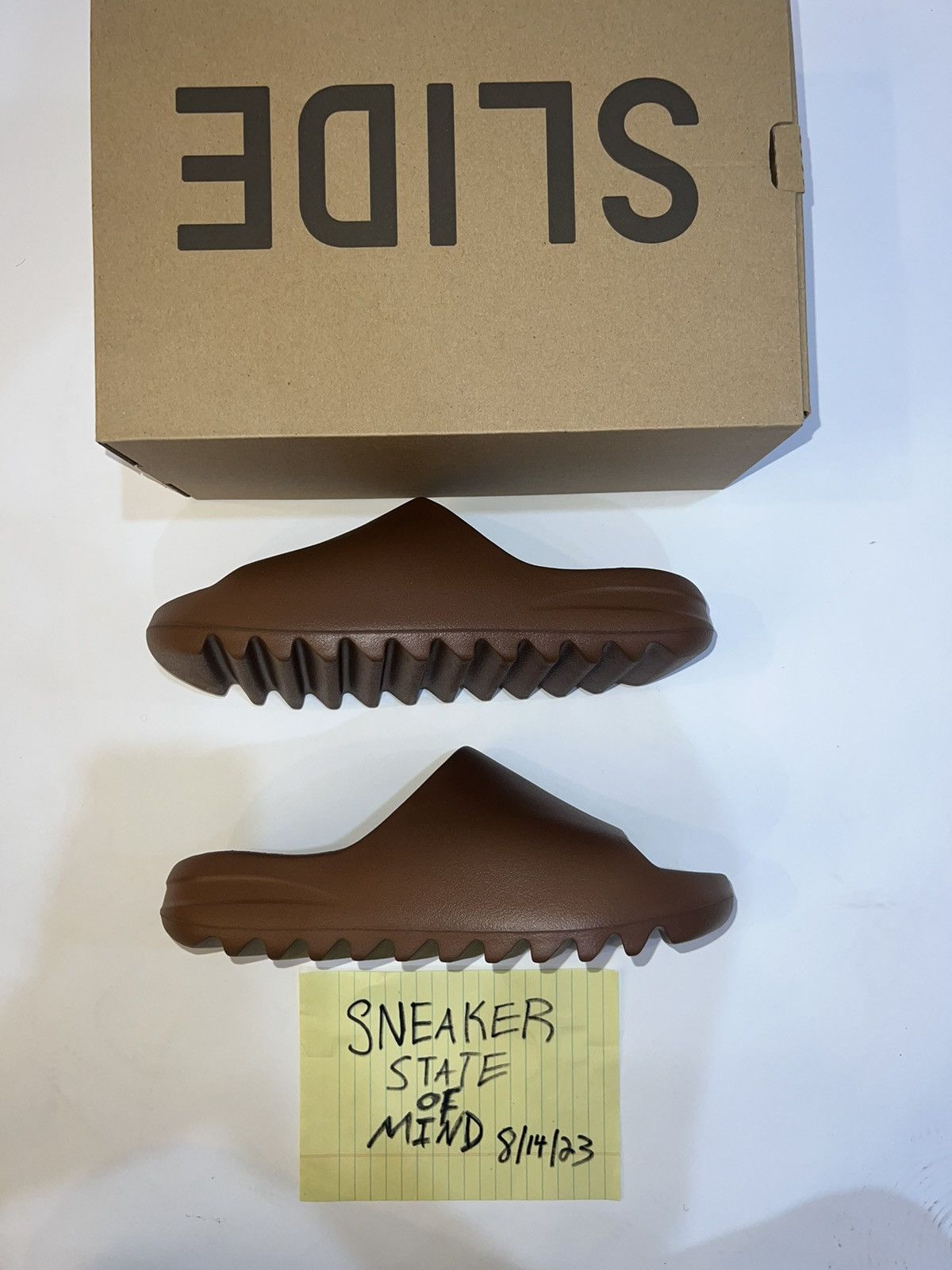 Adidas × Kanye West BRAND NEW YEEZY SLIDE FLAX SIZE 9 IN HAND FAST SHIPPING!! Size US 9 / EU 42 - 4 Thumbnail