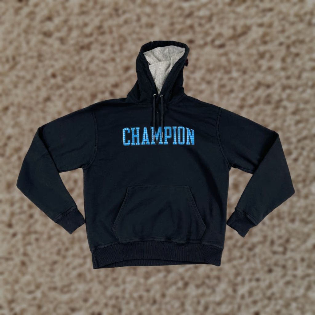 Champion Champion Hoodie Mens Large Black Pockets Lightweight Active Wear Size US L / EU 52-54 / 3 - 1 Thumbnail