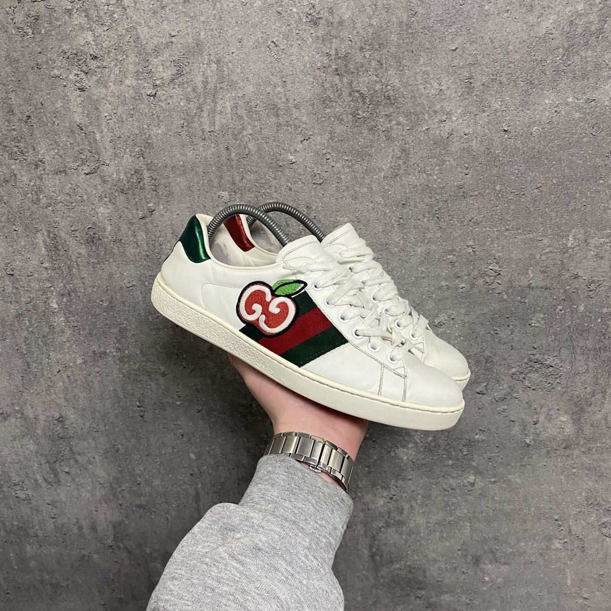 Gucci Gucci Ace Embroidered Shoes Sneakers Size US 5 / IT 35 - 4 Thumbnail