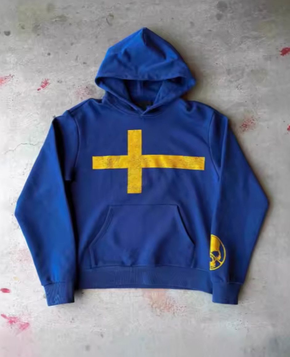 Other High Street Fashion Punk Y2K Hip Hop Cross Skull Hoodies Size US S / EU 44-46 / 1 - 1 Thumbnail