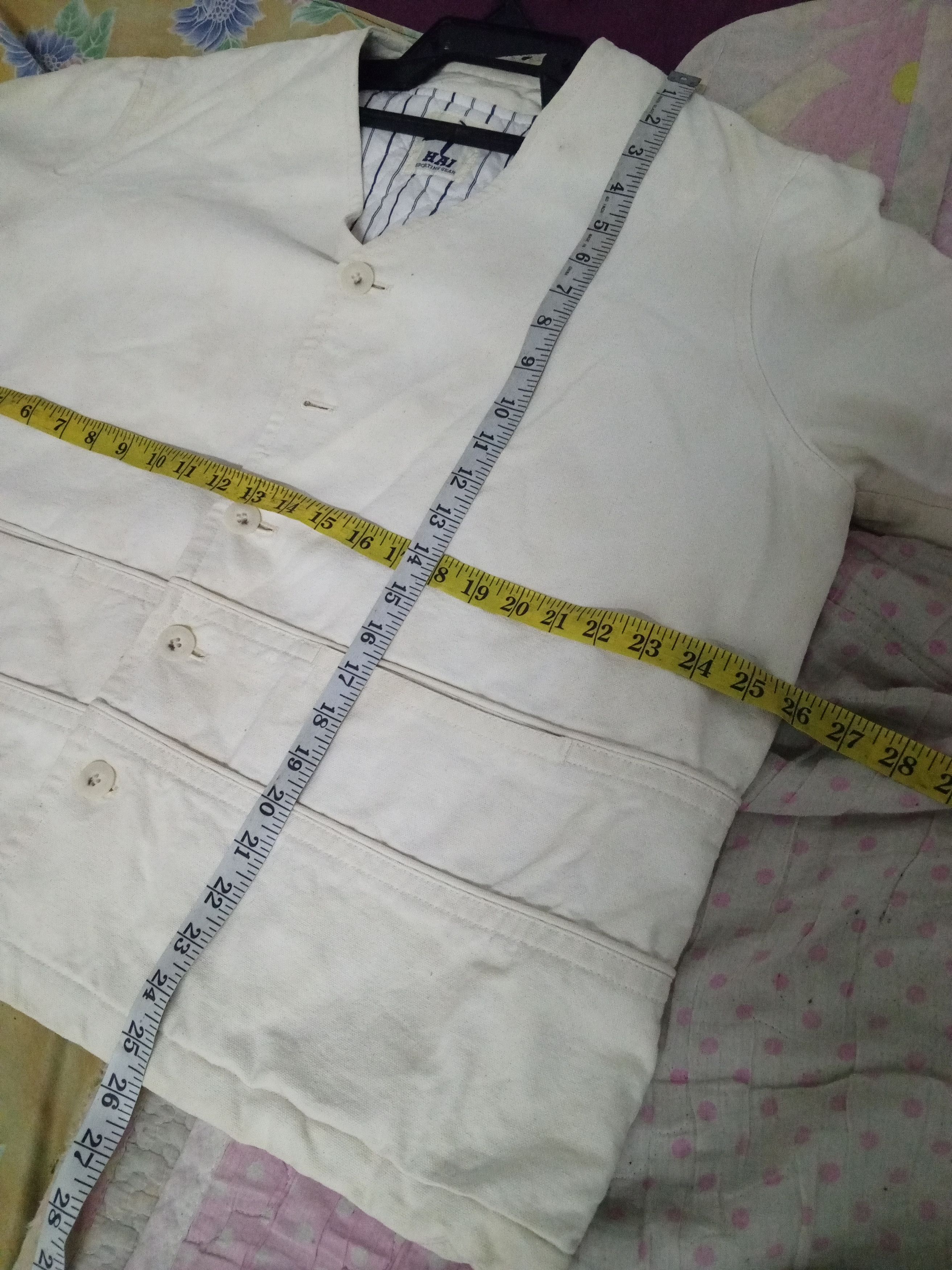 Hai Sporting Gear Vtg Hai Sporting Gear Denim white Button Up by Issey Miyake Size US XL / EU 56 / 4 - 10 Thumbnail