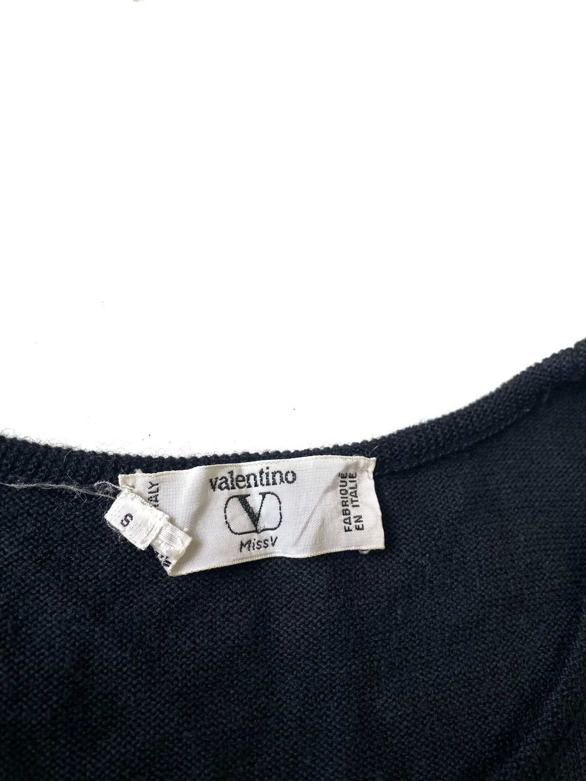 Valentino × Vintage Valentino Miss V Vintage Wool Vest Made Italy Gold Button S Size S / US 4 / IT 40 - 7 Thumbnail