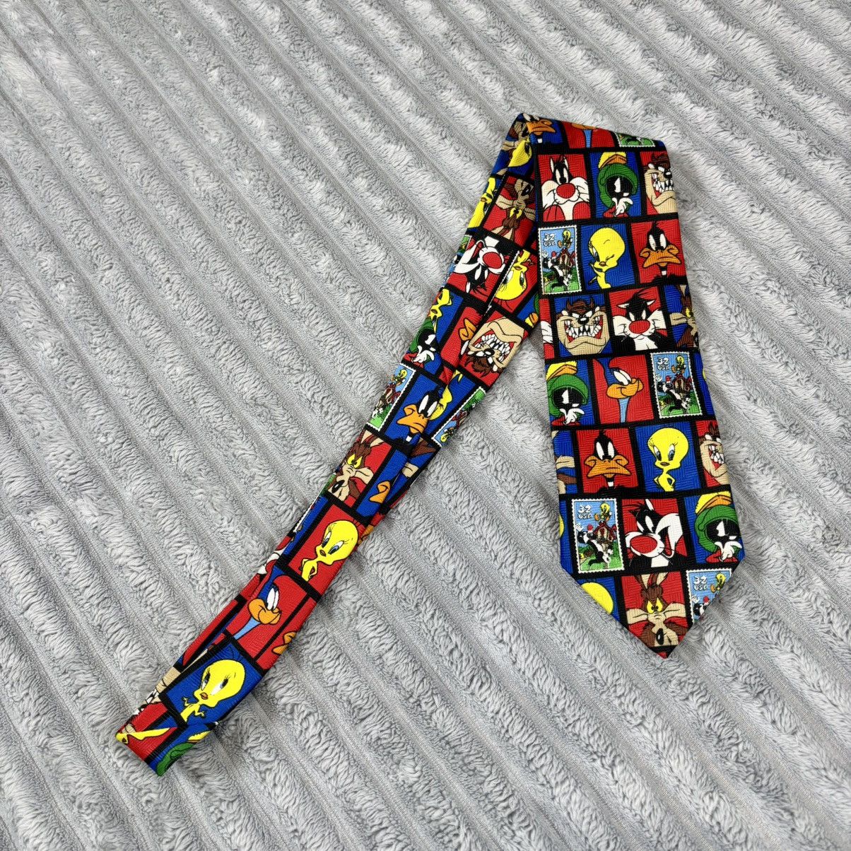 Other Looney Tunes Tie Stamp Collection retro VTG 1997 Size ONE SIZE - 8 Thumbnail