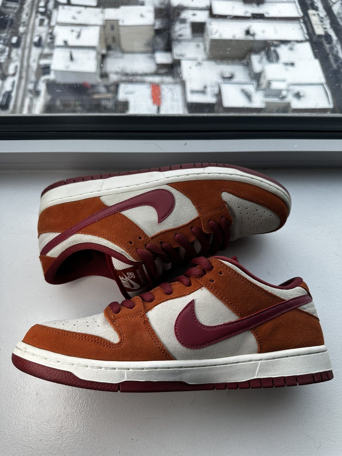 Nike Nike Dunk Low SB 2019 Dark Russet Orange Brown US9 Size US 9 / EU 42 - 3 Thumbnail