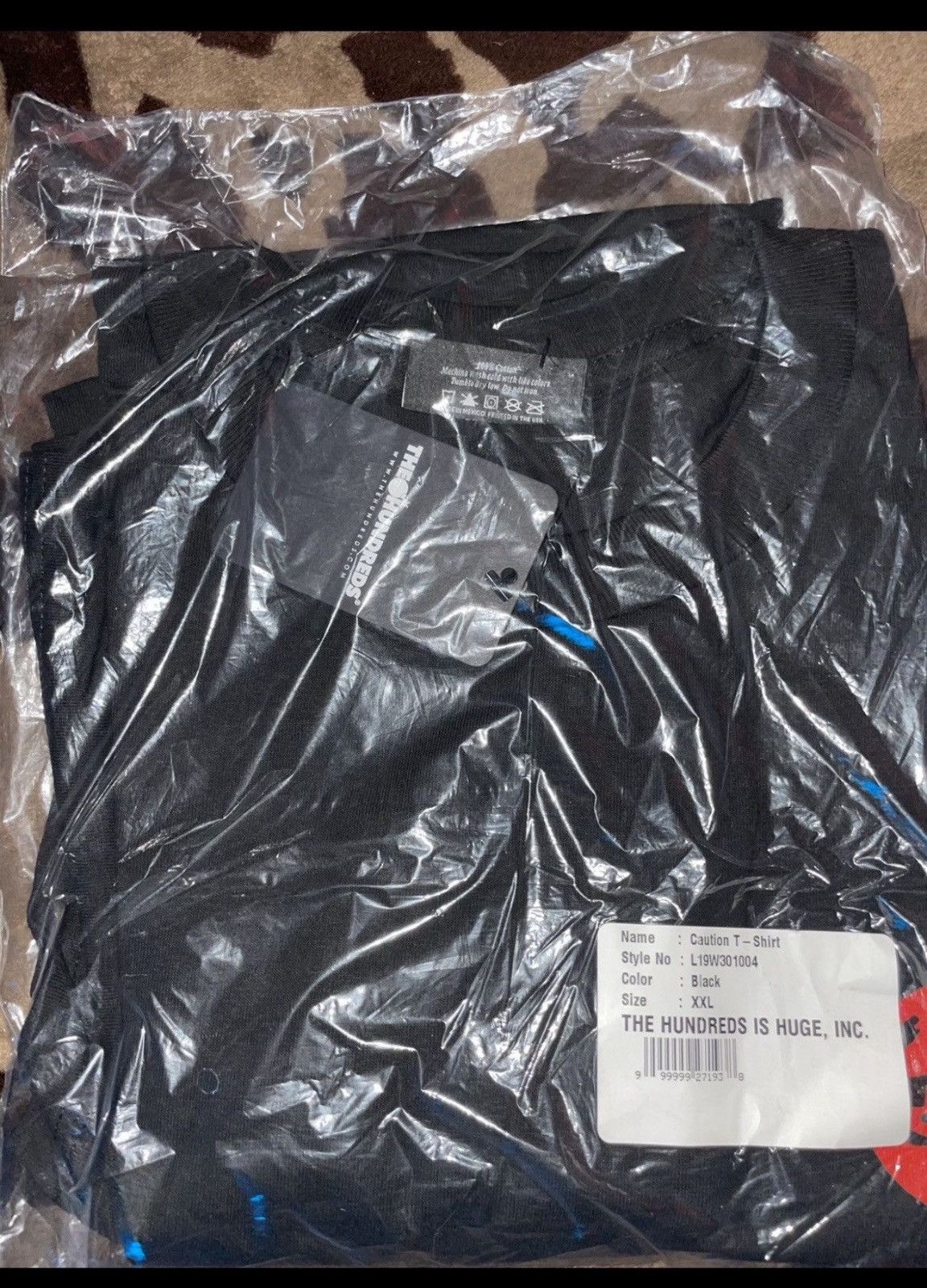 Other HALF EVIL x THE HUNDREDS CAUTION TEE Size US XXL / EU 58 / 5 - 4 Thumbnail