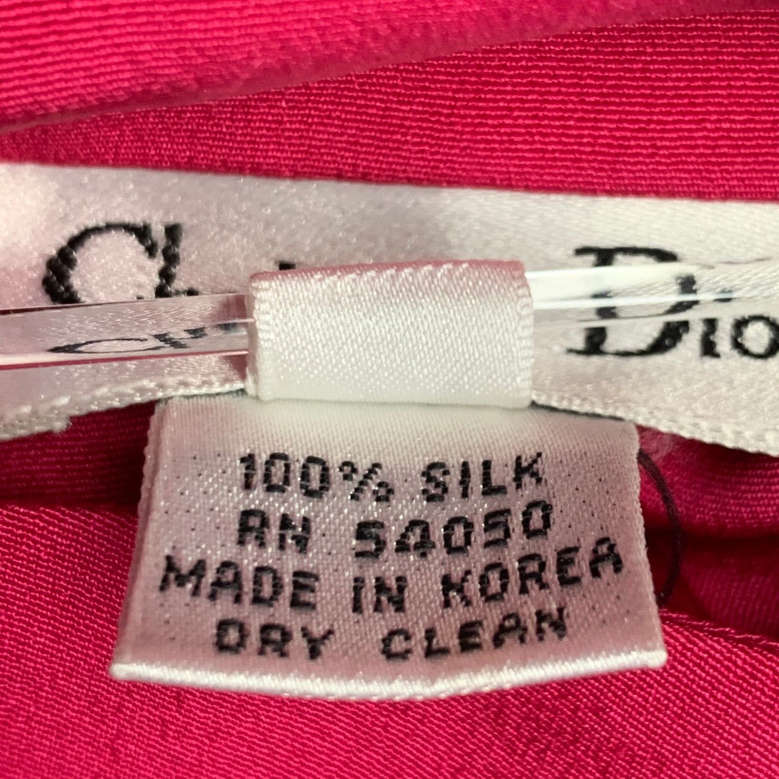 Dior CHRISTIAN DIOR Size 14 Pink Fuchsia Silk Padded Dress Top Size XL / US 12-14 / IT 48-50 - 5 Thumbnail