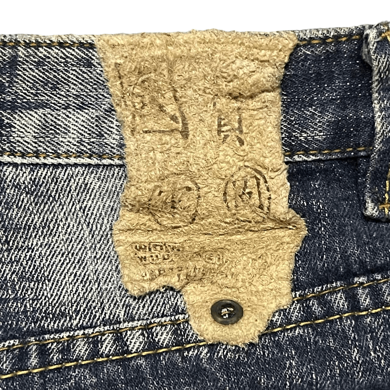 Japanese Brand Vintage Wu Day Wei Denim Jeans Size US 28 / EU 44 - 15 Thumbnail