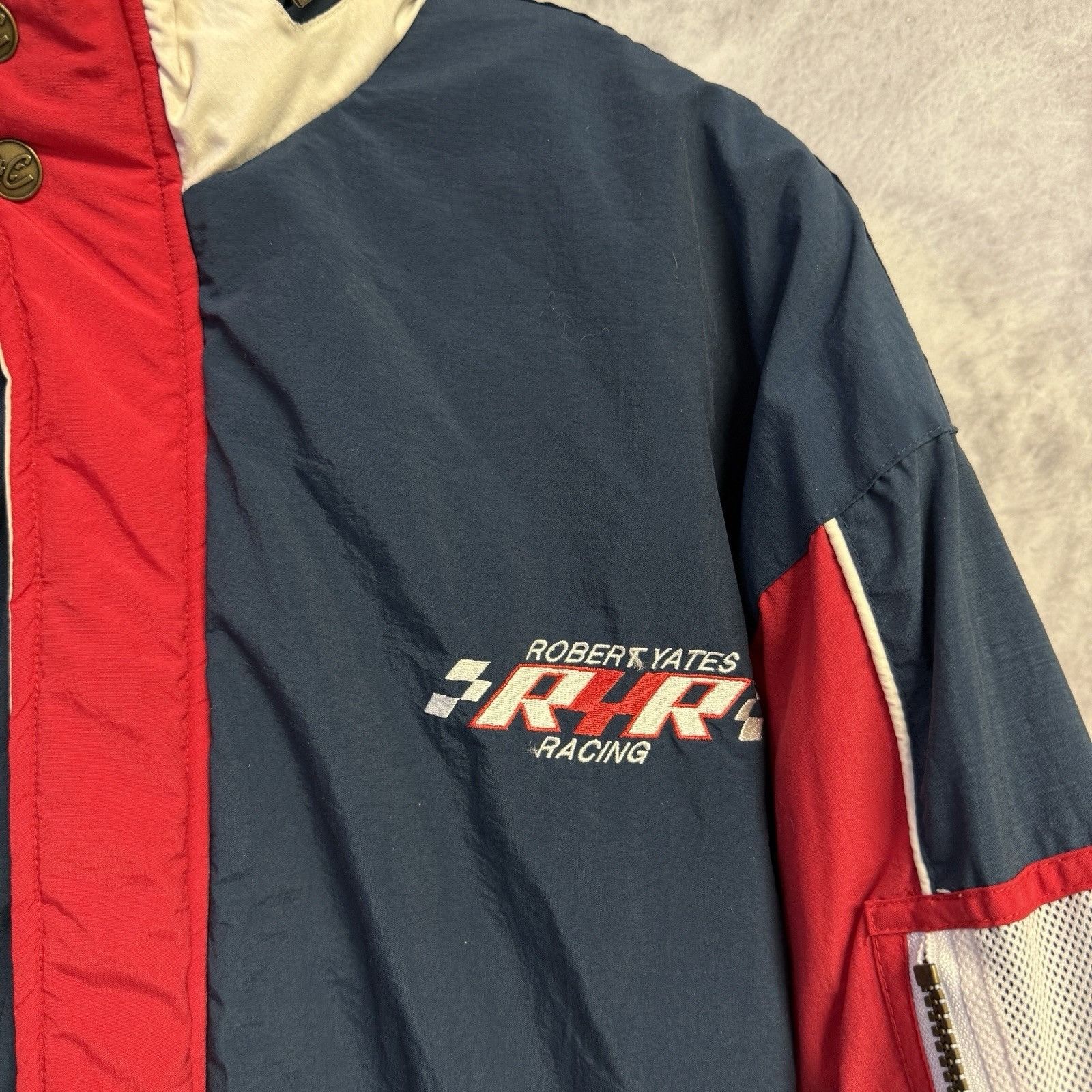 Chase Authentics × NASCAR × Vintage Vintage Dale Jarret Nascar Jacket Mens Large Chase Aut Size US L / EU 52-54 / 3 - 3 Thumbnail
