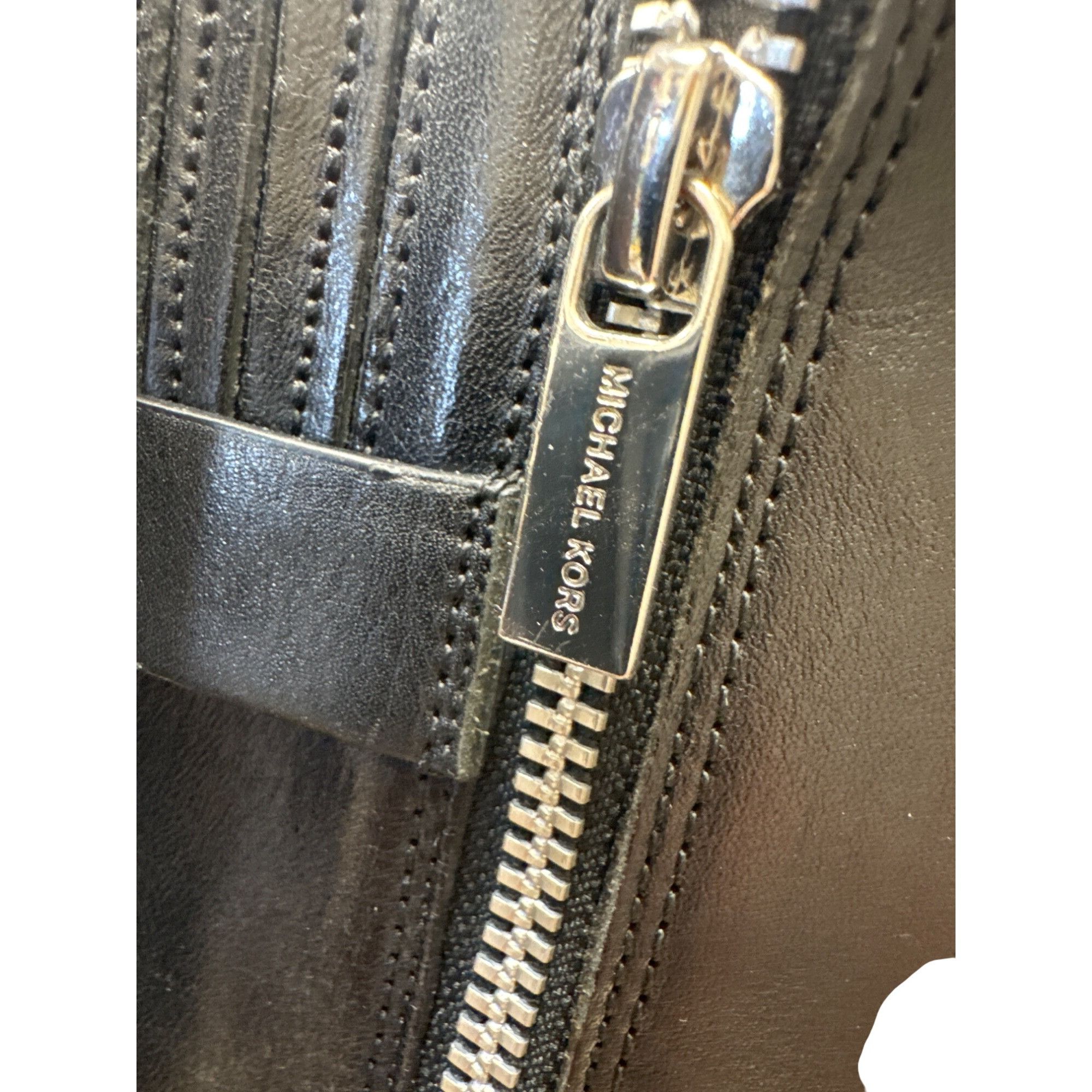 Michael Kors Michael Kors Womens Black Leather Knee High Boots With Buckl Size US 7 / IT 37 - 2 Thumbnail