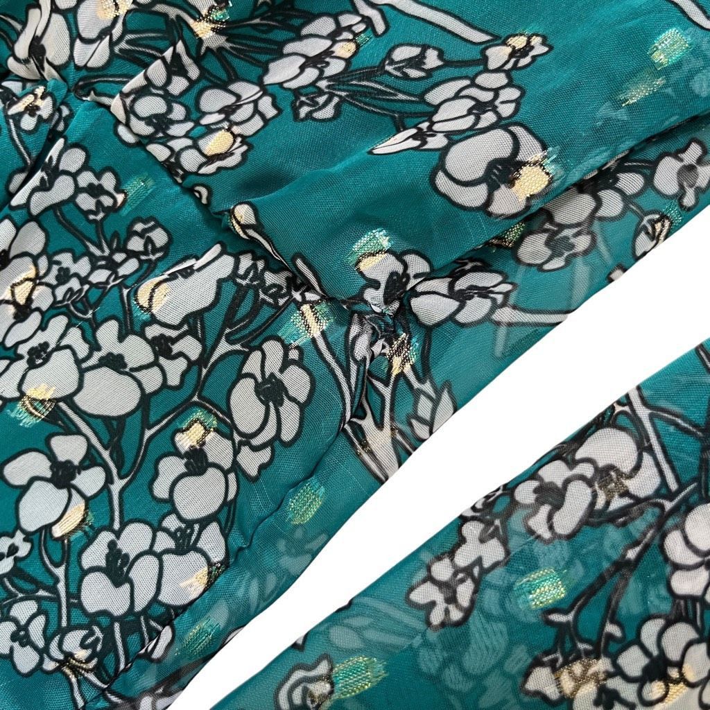 Other House of Harlow 1960 x REVOLVE Vaida Mini Dress in Teal Flor Size XXS / US 00 / IT 34 - 10 Thumbnail