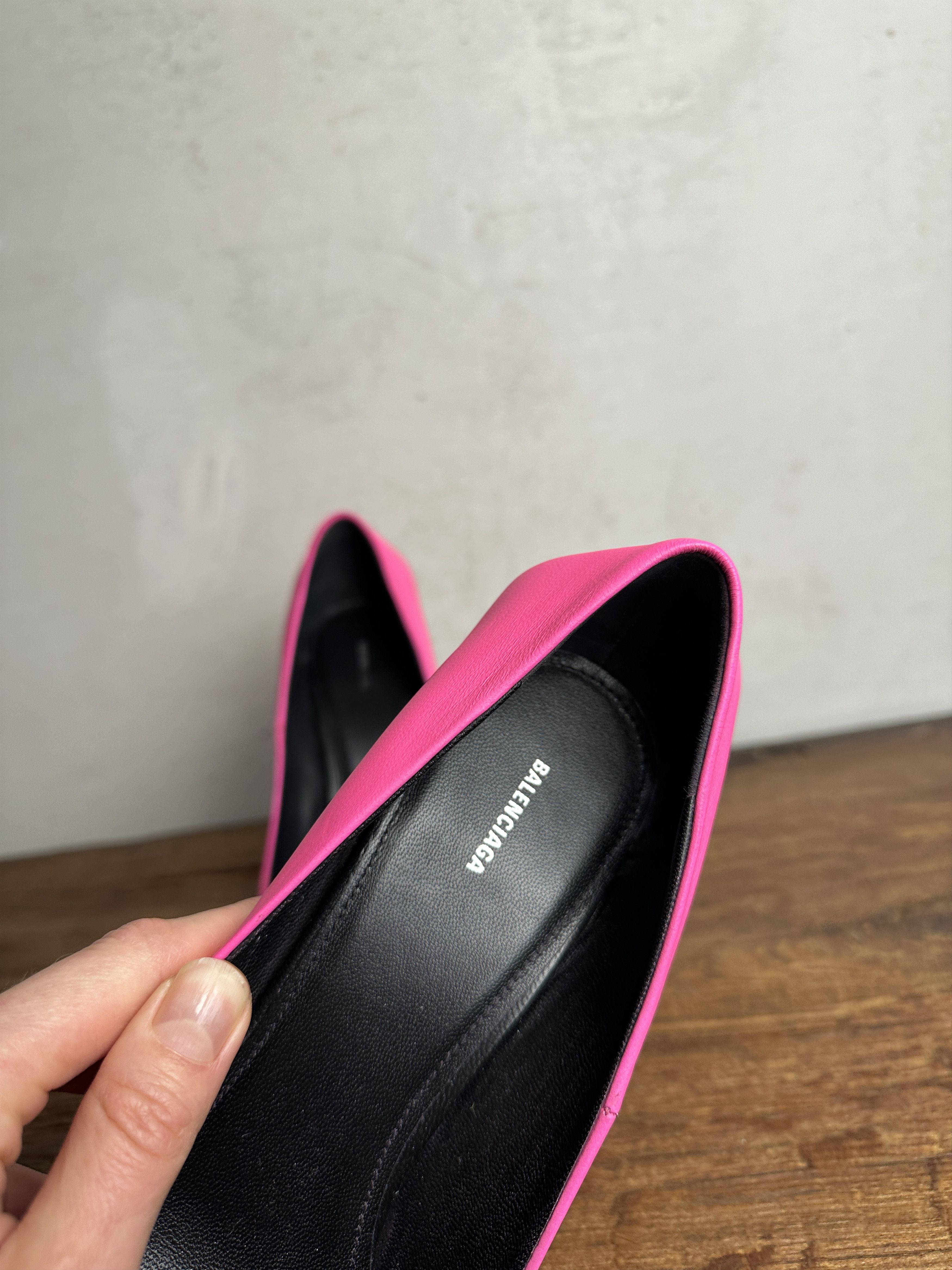 Balenciaga Balenciaga Knife Leather Pink Heels Size US 9 / IT 39 - 5 Thumbnail