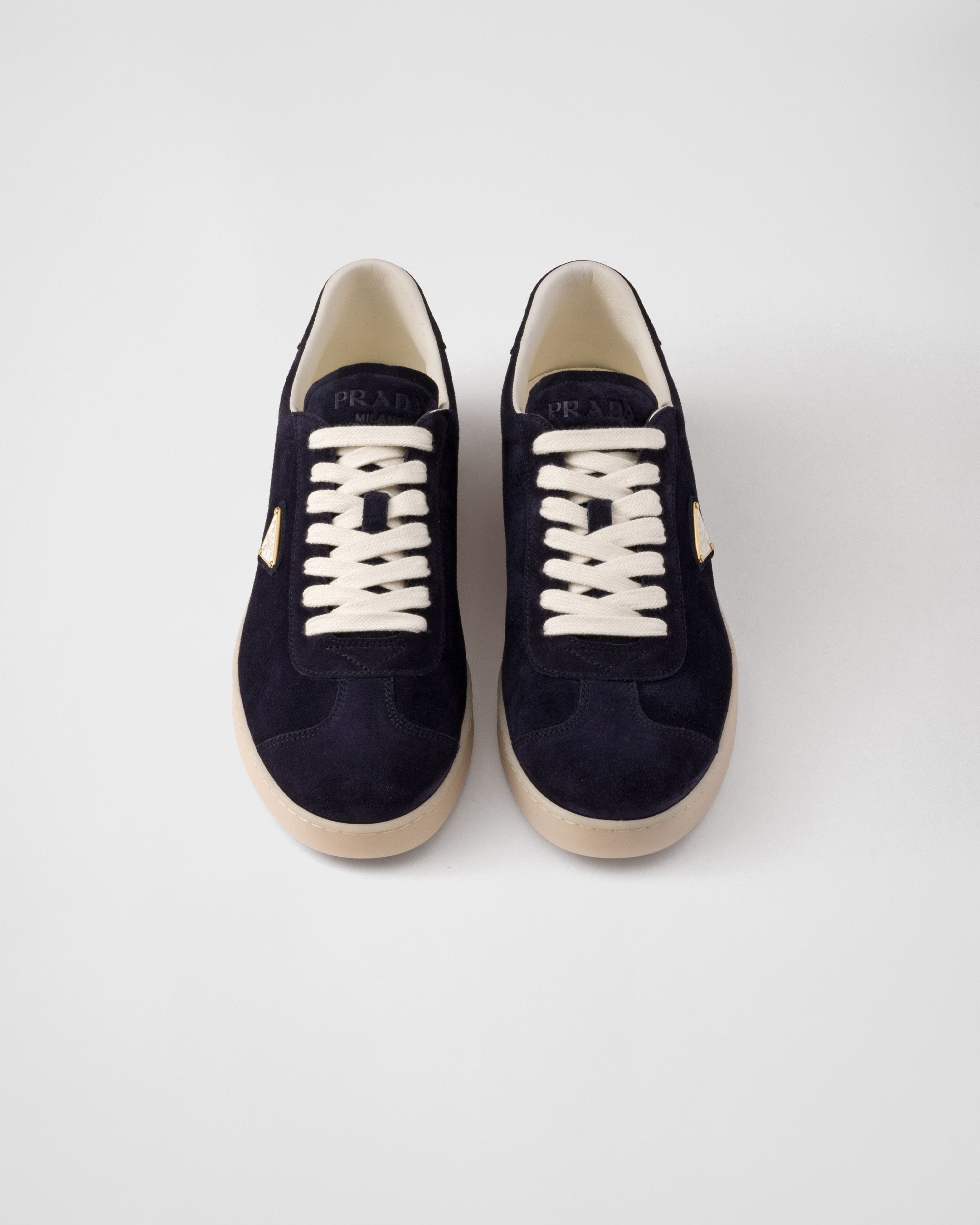 Prada o1mt1gz0325 Lane Suede Sneakers in Purple Size US 10 / EU 43 - 3 Thumbnail