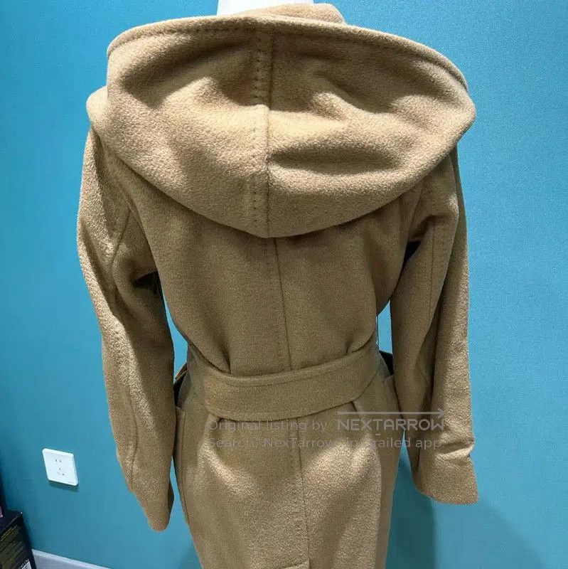 Max Mara MaxMara Brown Alpaca Wool Coat for Women . Size S / US 4 / IT 40 - 3 Thumbnail