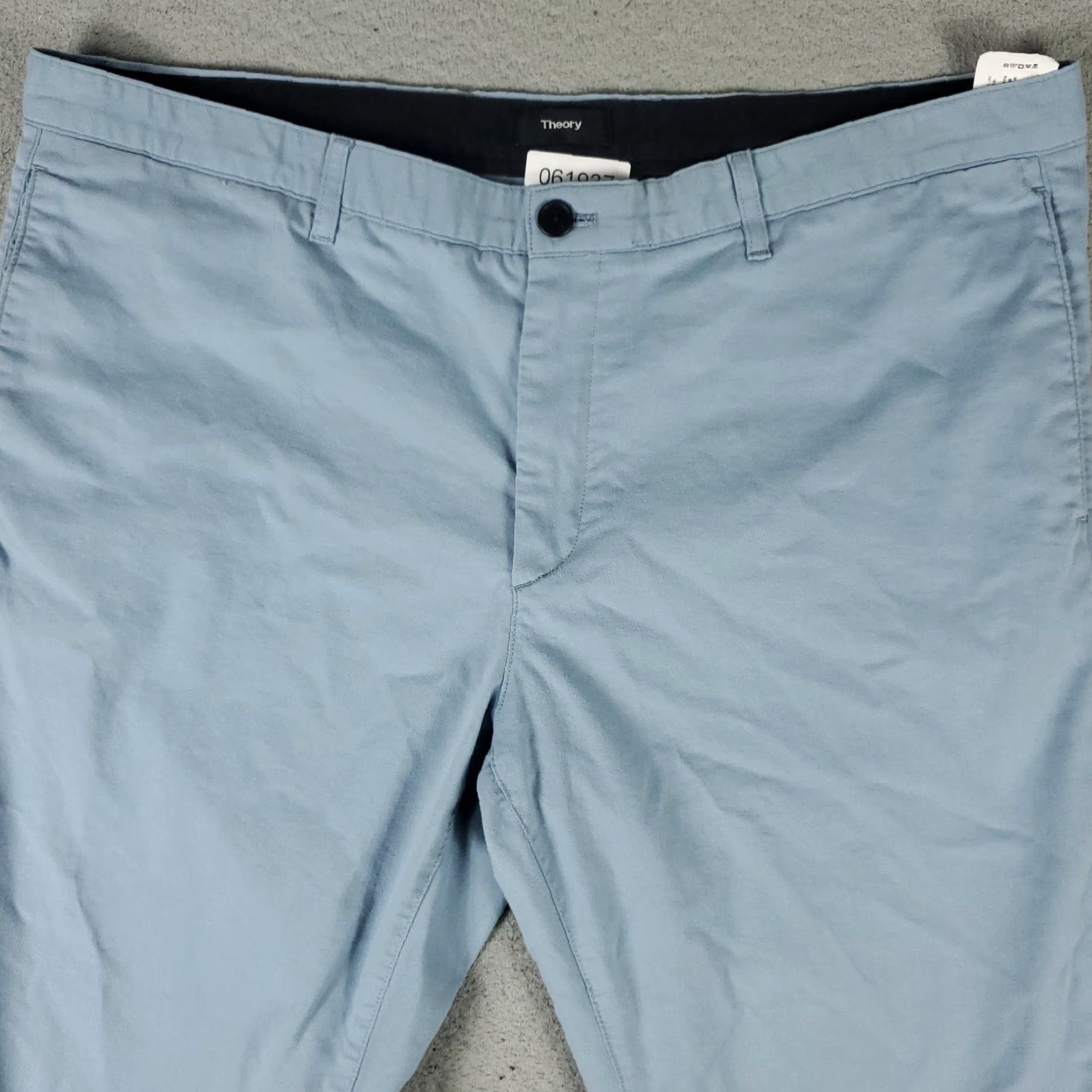 Theory VINTAGE Theory Men's Pants 38x26 Straight Leg Chino Trousers Blue Office Business Casual Size US 38 / EU 54 - 2 Thumbnail