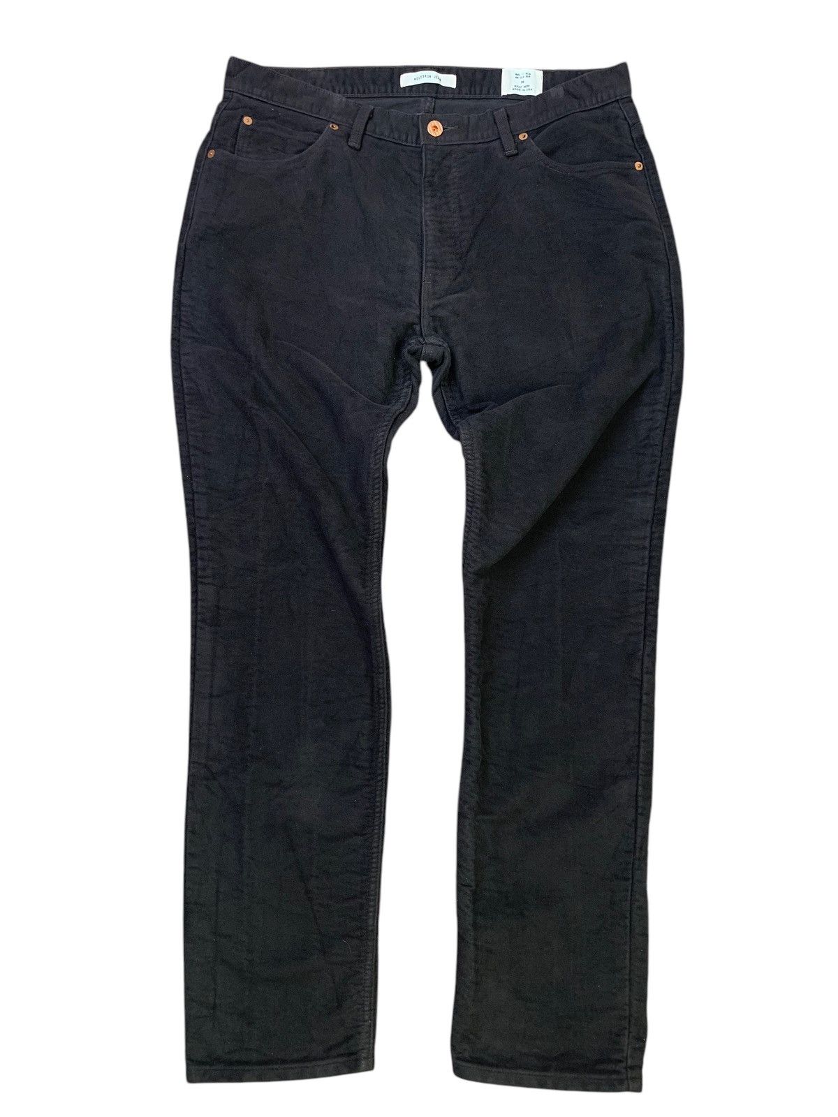 Billy Reid Billy Reid Moleskin Black Pants Size US 36 / EU 52 - 3 Thumbnail