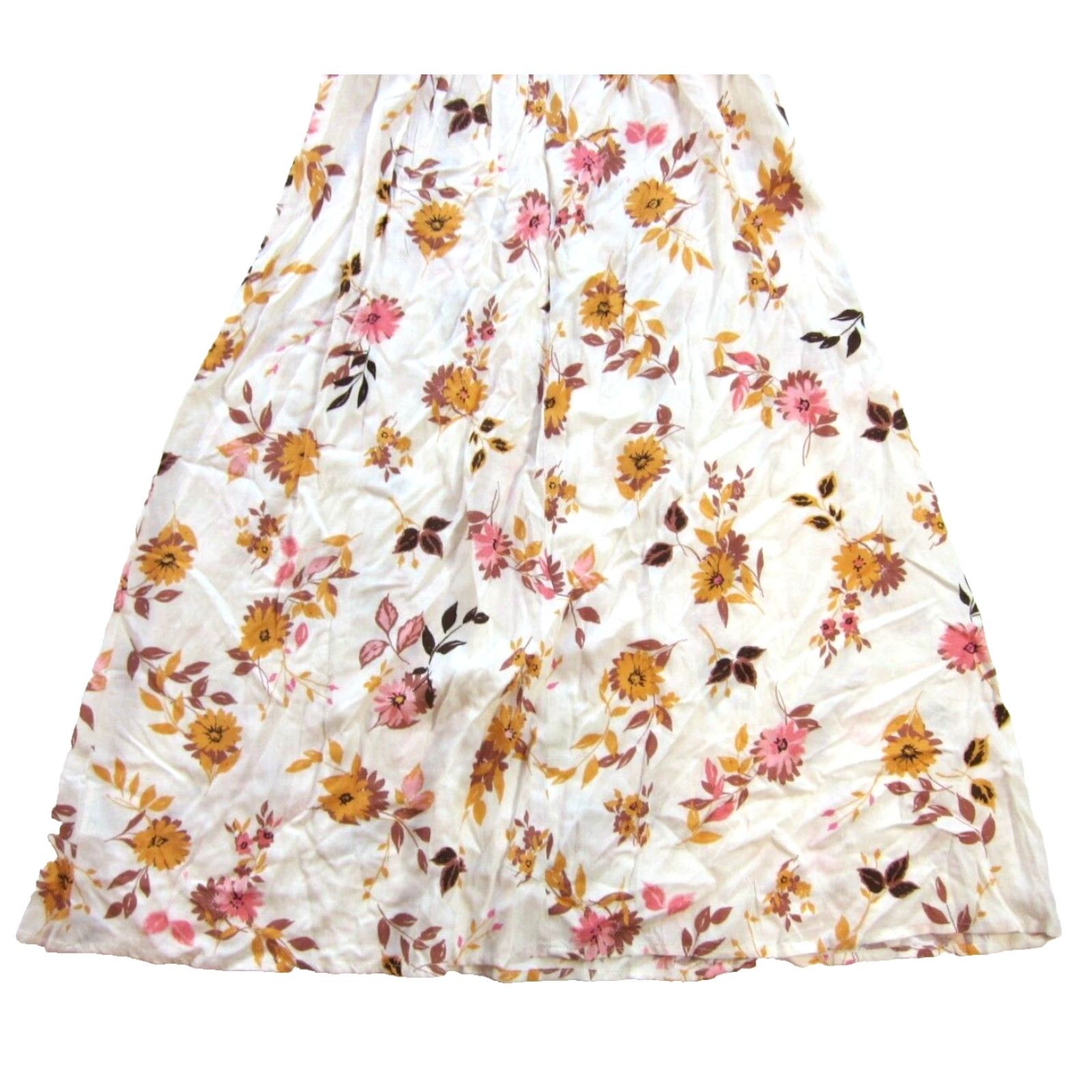 Pinko Luxology Sun Dress M Midi Floral Shirt Dress Pink Rayon Fit & Flare Womens Size M / US 6-8 / IT 42-44 - 7 Thumbnail