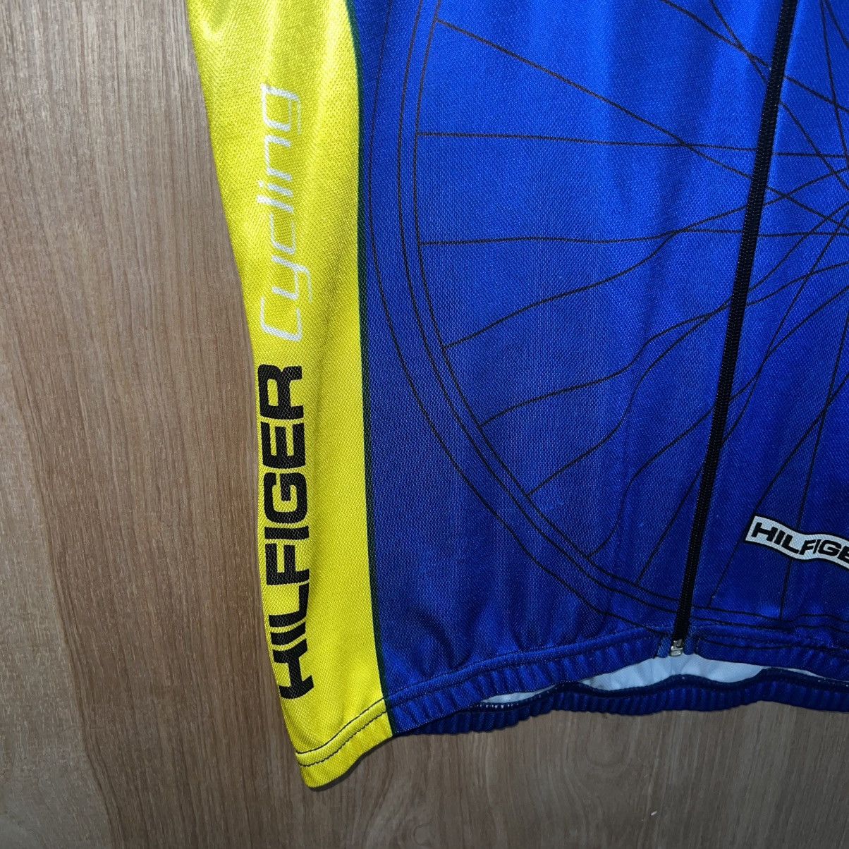 Tommy Hilfiger VINTAGE TOMMY HILFIGER USA MADE LOGO DESIGNER CYCLING JERSEY Size US XL / EU 56 / 4 - 8 Thumbnail