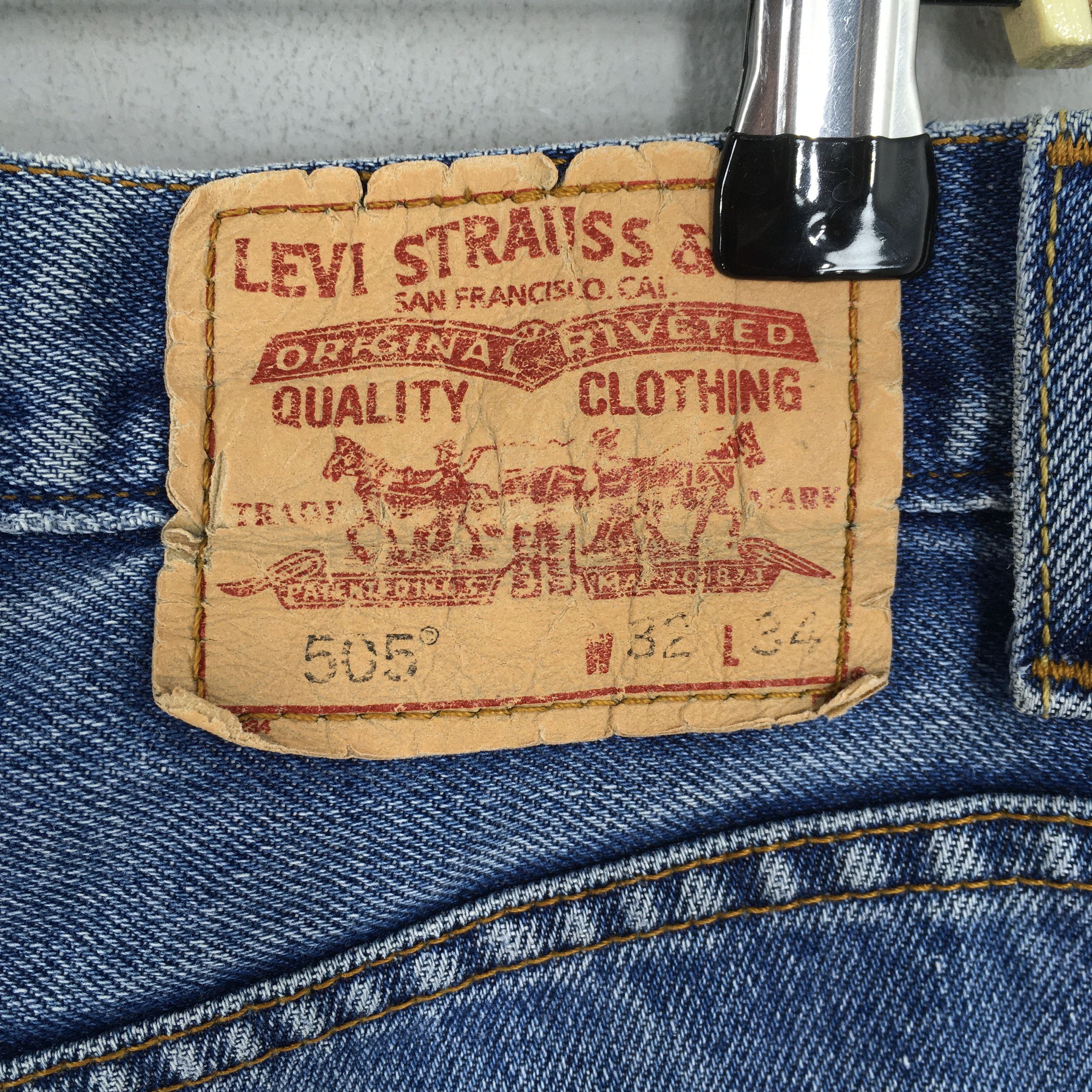 Levi's Size 30x32 Vintage 90s Levi's 505 Faded Blue Jeans S1802 Size US 30 / EU 46 - 13 Thumbnail