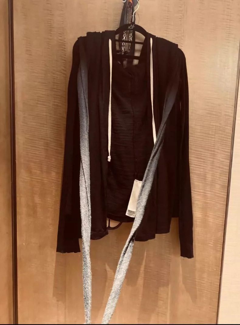 Rick Owens Rick Owens Cropped Cotton Cardigan with Hood-2505 Size US S / EU 44-46 / 1 - 4 Thumbnail