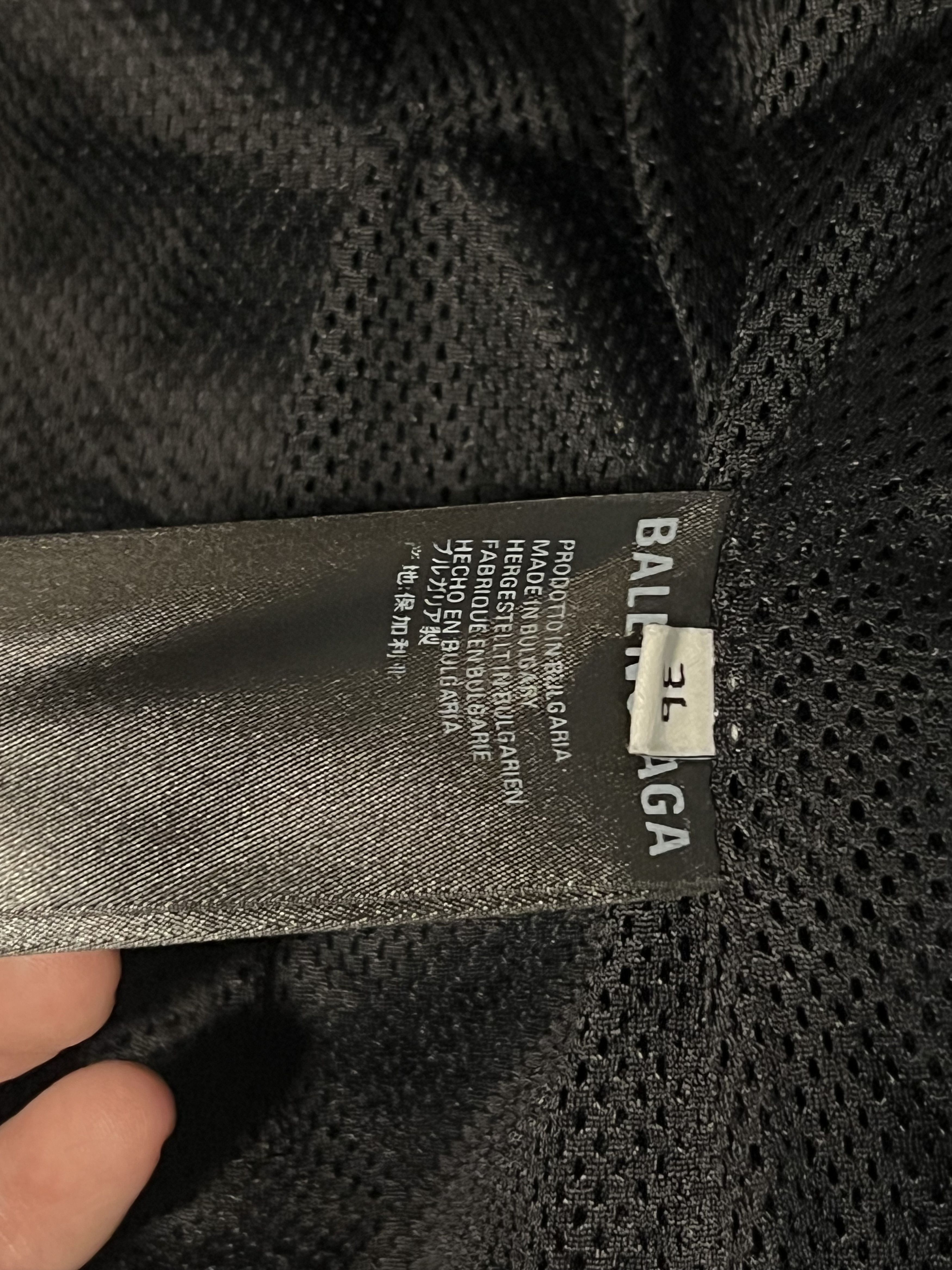 Balenciaga Balenciaga Zipped Denim Nylon Logo Track Jacket Size US S / EU 44-46 / 1 - 5 Thumbnail