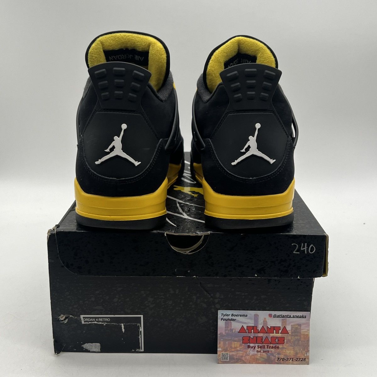 Jordan Brand Air Jordan 4 Thunder Size US 13 / EU 46 - 3 Thumbnail