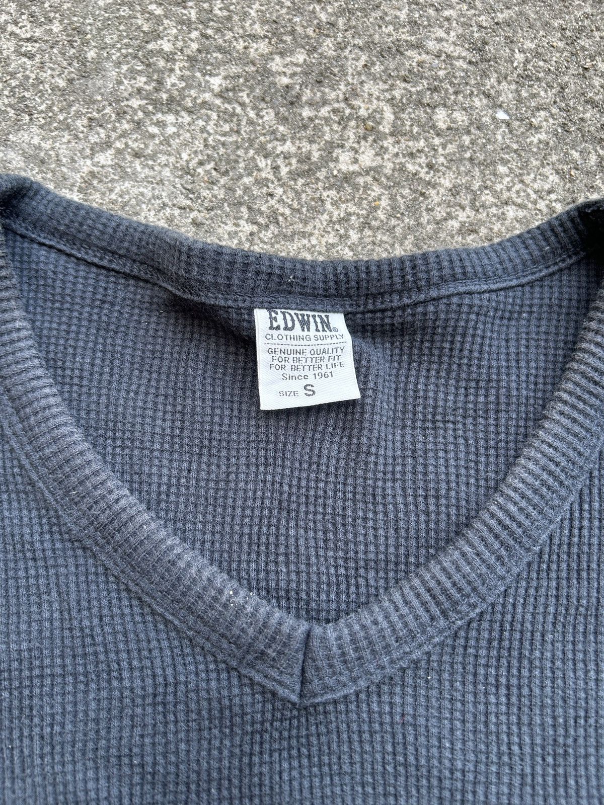 Vintage Thermal shirt Distressed Sun Faded Erd grunge ege Size US XXS / EU 40 - 7 Thumbnail