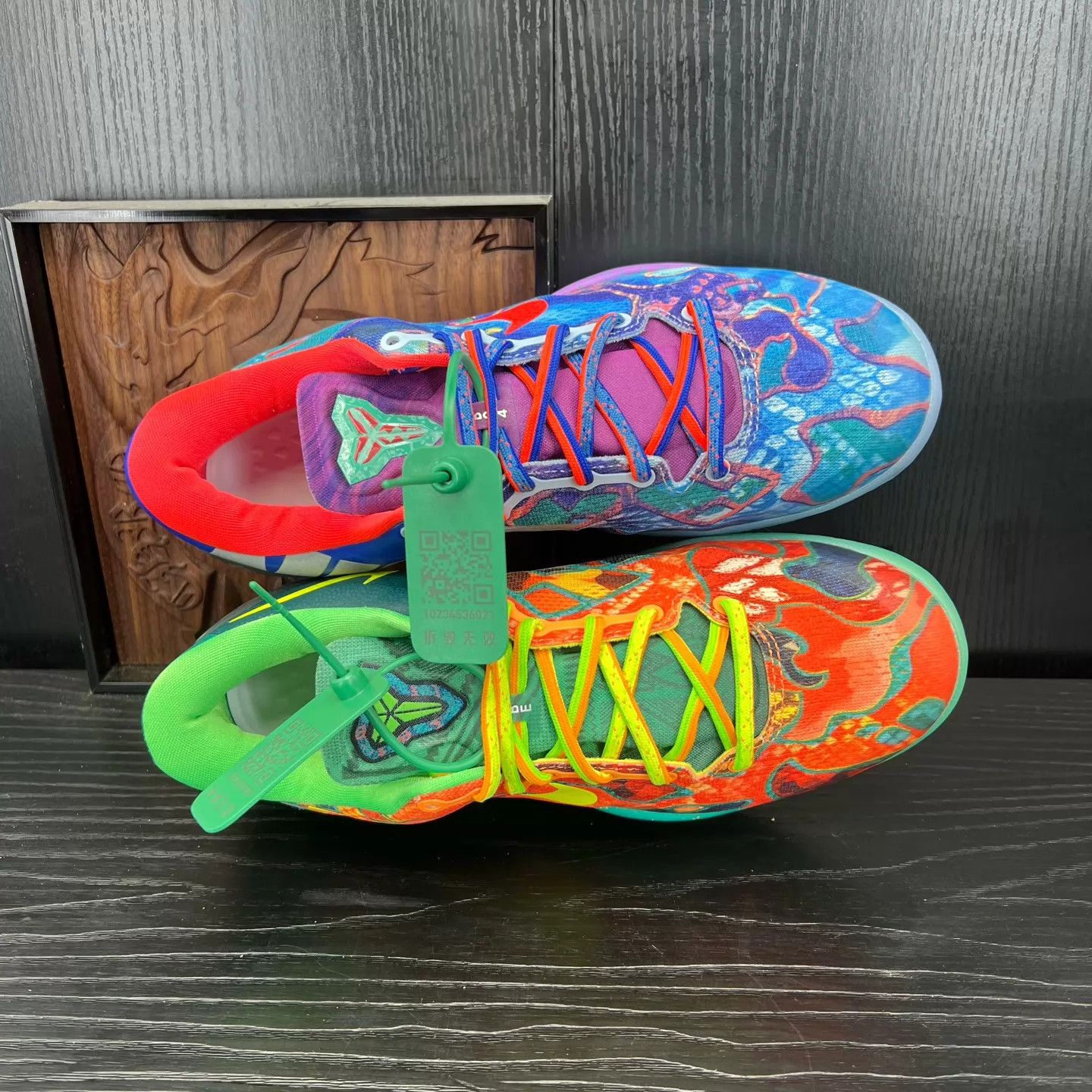 Nike ZK8 Orange & Blue Colorblocked 40.5 Size US 7.5 / EU 40-41 - 5 Thumbnail