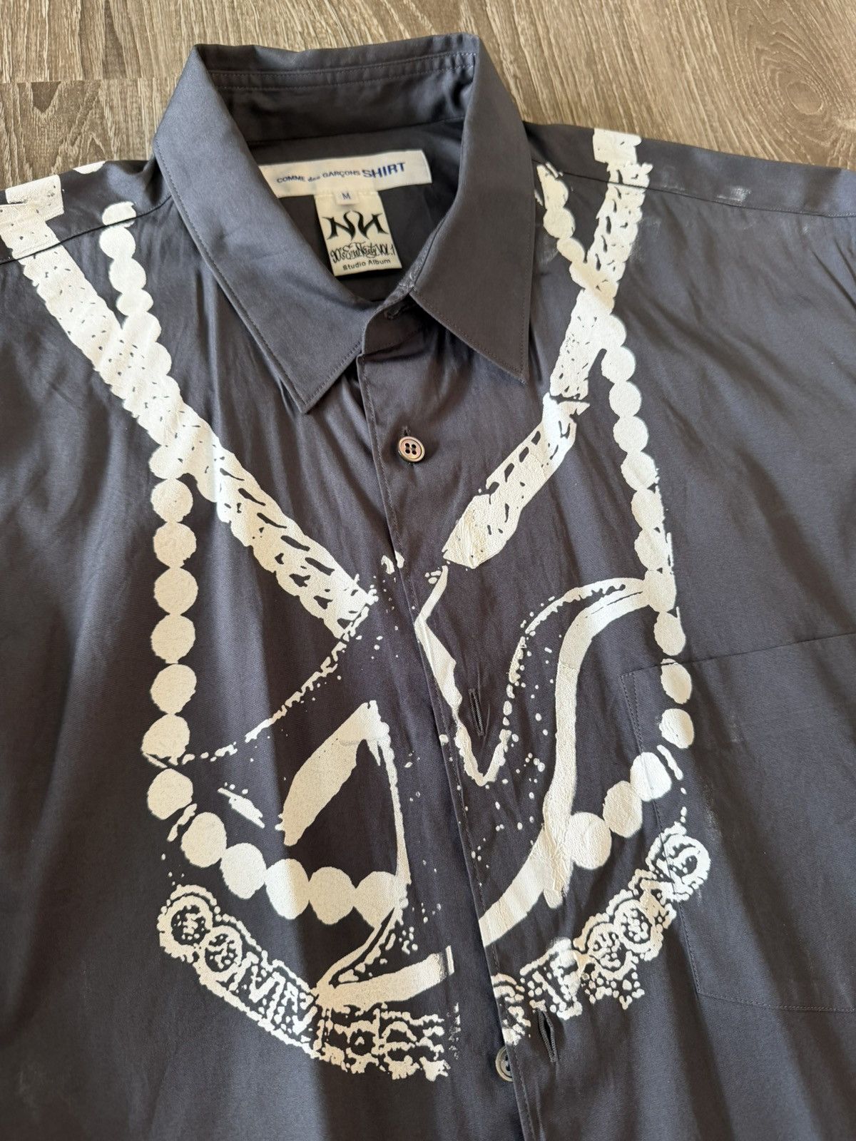 Comme des Garcons CDG x ASAP Nast Button Down Shirt M | DSM | Hand Painted Size US M / EU 48-50 / 2 - 4 Thumbnail