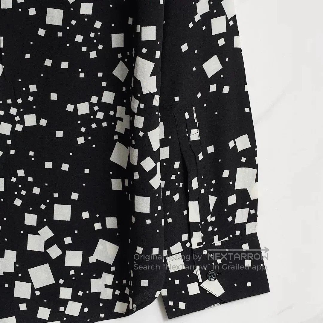 Saint Laurent Paris Saint Laurent Men's Square-Patterned Shirt. Size US XS / EU 42 / 0 - 5 Thumbnail