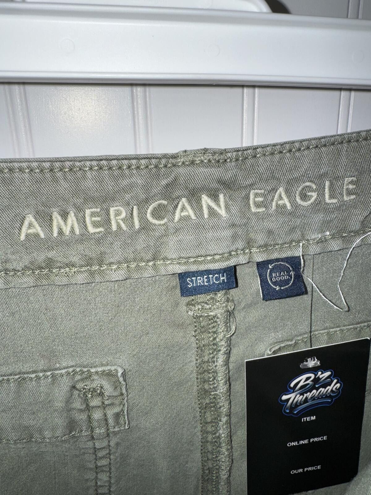 American Eagle Outfitters American Eagle Olive Green Cargo Pants Size 2 Regular Size 26" / US 2 / IT 38 - 5 Thumbnail