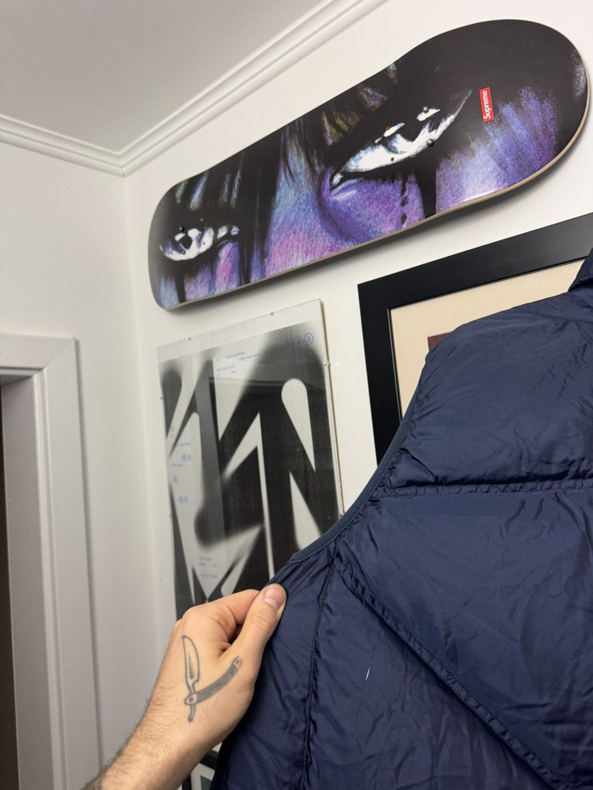 Nike Vintage 00’s Nike Puffer Vest Down Navy Blue Streetwear Y2k Size US XL / EU 56 / 4 - 7 Thumbnail