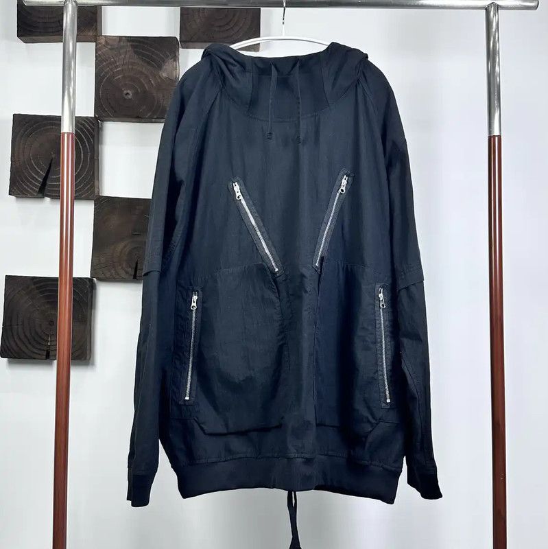 Stone Island Black Cotton Blend Hoodie 0089