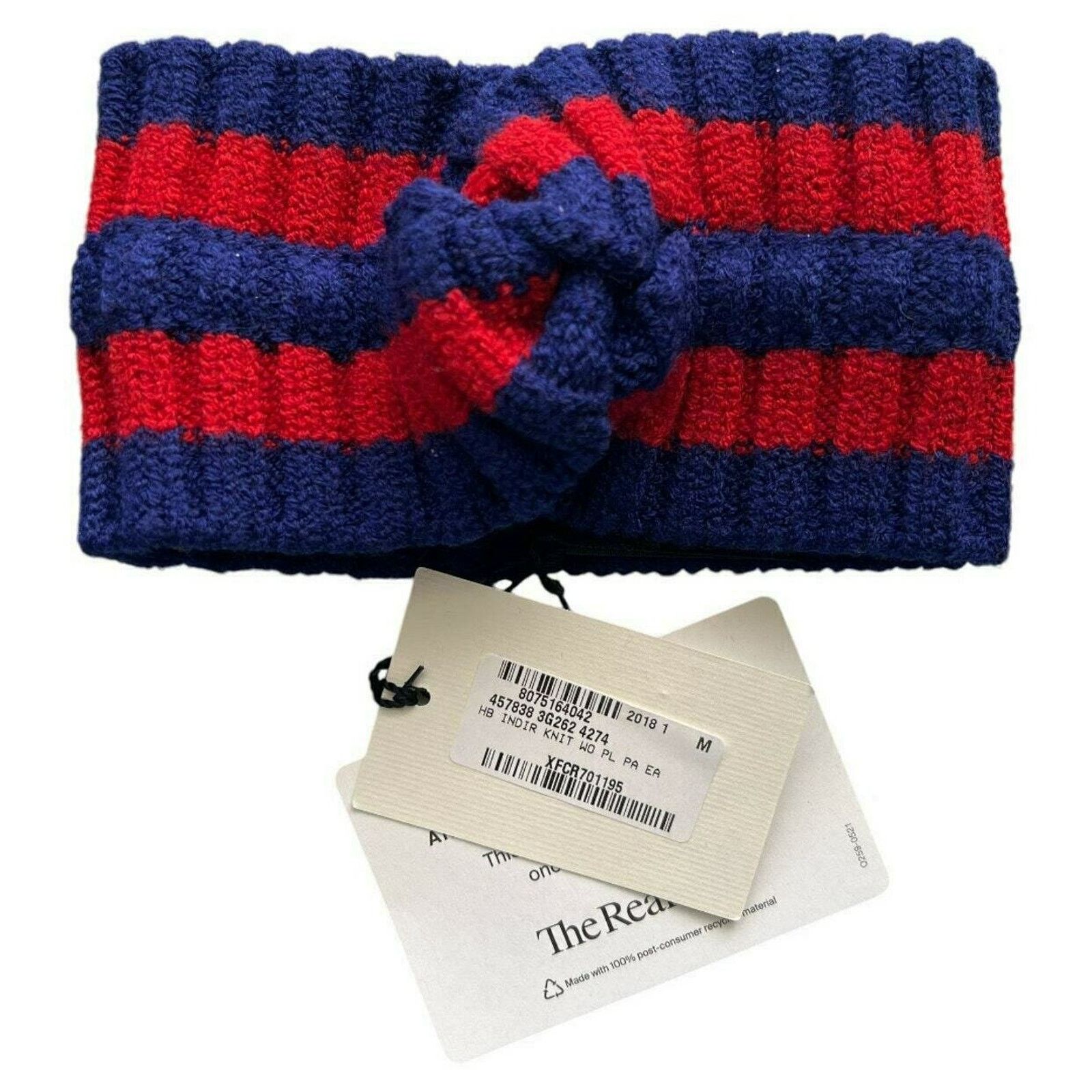 Gucci Gucci Blue and Red Wool Headband, M57 Size ONE SIZE - 2 Thumbnail